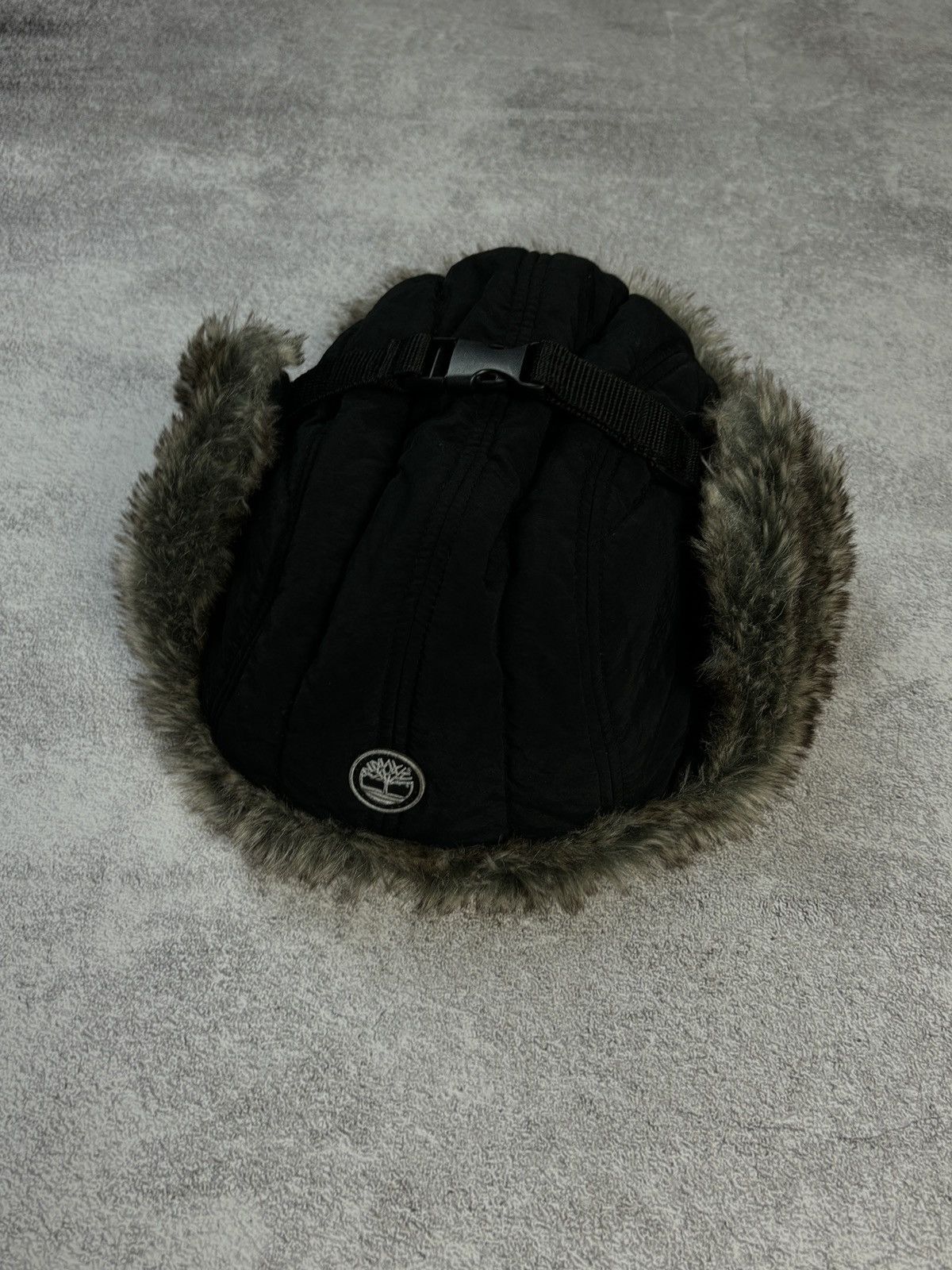 Timberland × Vintage Timberland Ear Flap Ushanka Fur Hat Size 40 - 2 Thumbnail