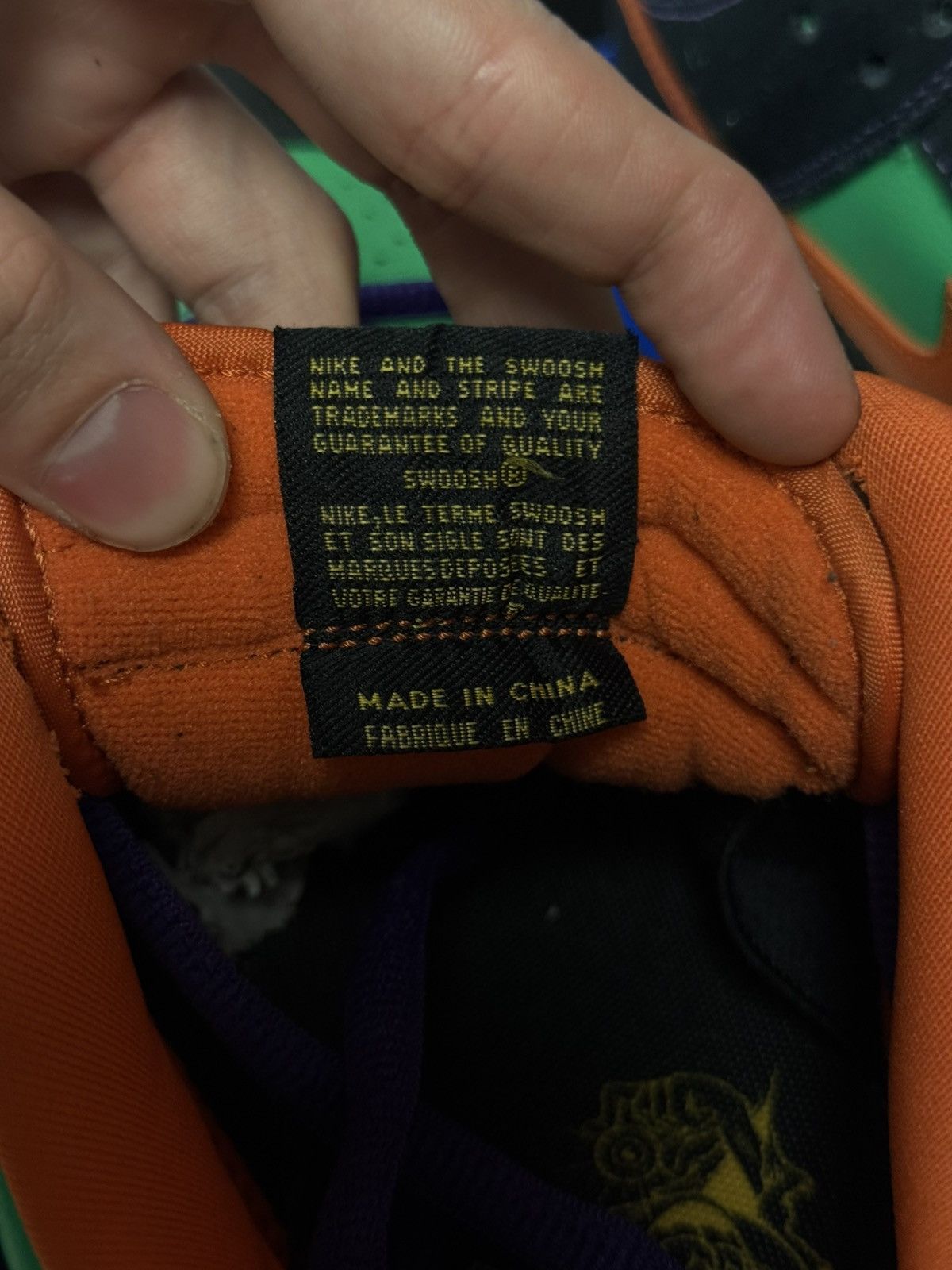 Nike Size 11 - Nike Dunk SB Low Green Spark Hoop Orange Halloween Size US 11 / EU 44 - 10 Thumbnail