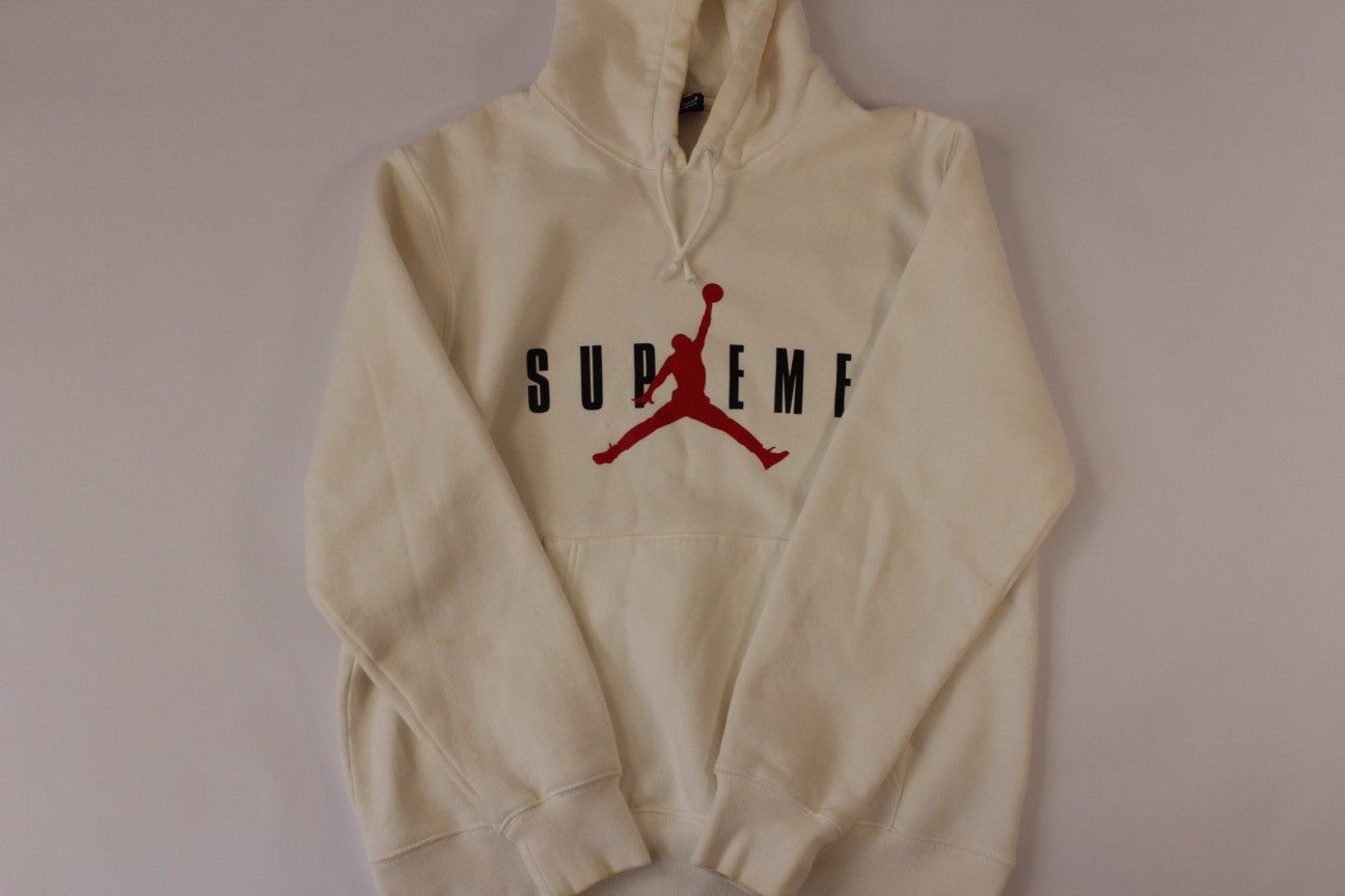 Jordan Brand × Supreme Supreme Jordan Hooded Pullover Size US L / EU 52-54 / 3 - 7 Thumbnail
