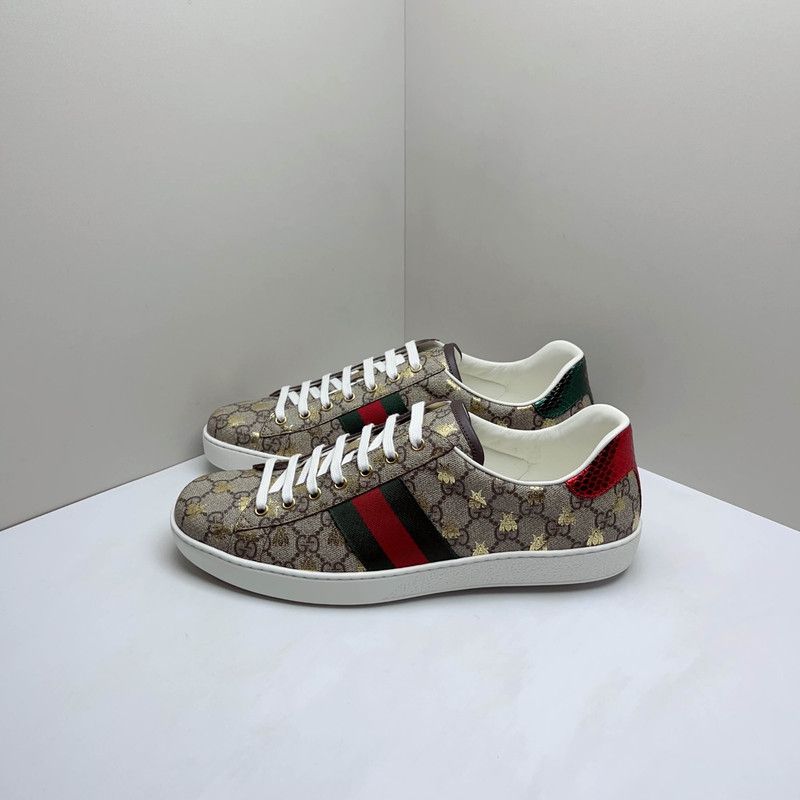 Gucci Gucci Ace Low-Top Fashion Sneakers for Men 0079 Size US 11 / EU 44 - 1 Thumbnail