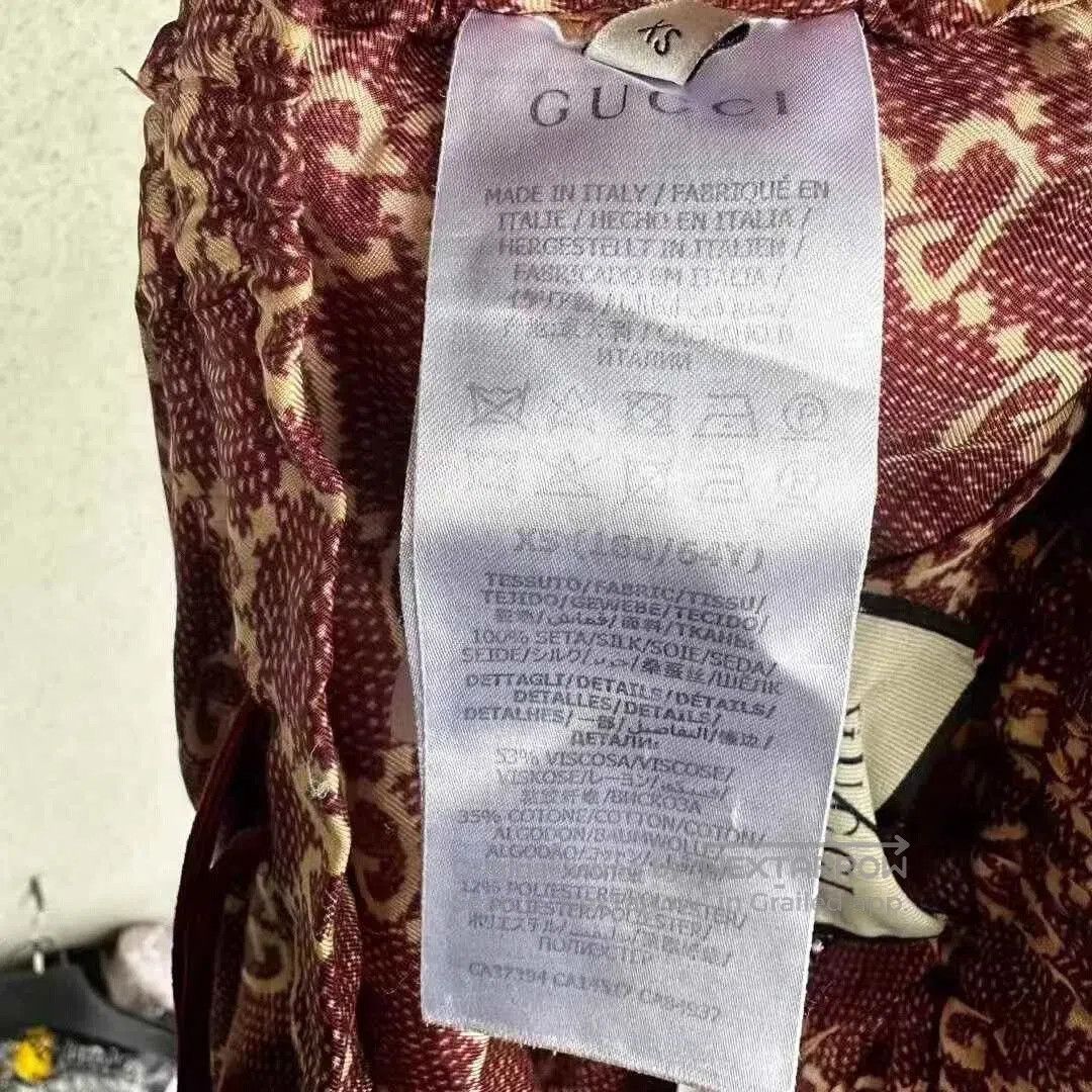 Gucci Gucci Full Print GG Pants. Size 22" - 4 Thumbnail