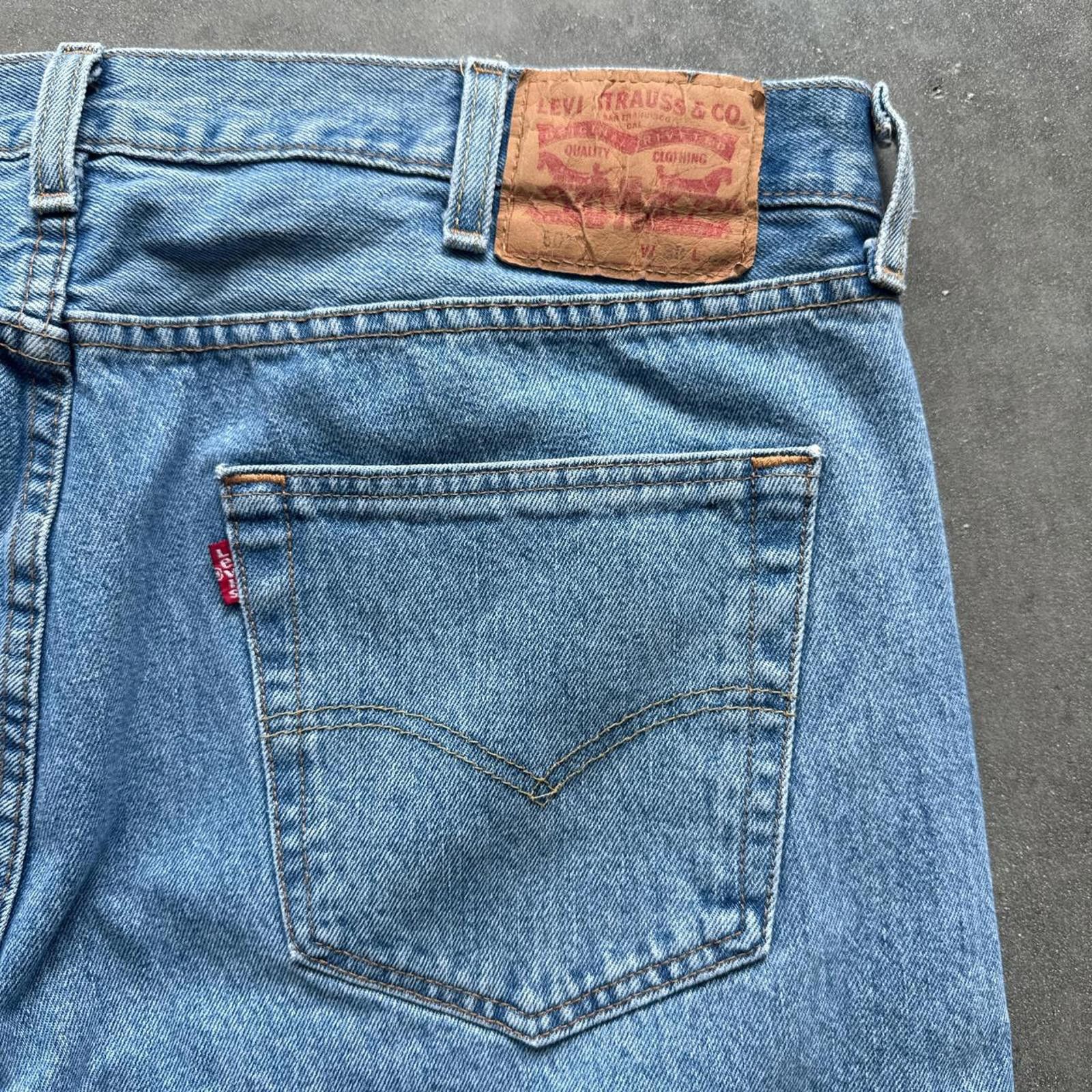 Levi's Levi's 501 Straight Leg Light Wash Vintage Jeans Size US 38 / EU 54 - 7 Thumbnail