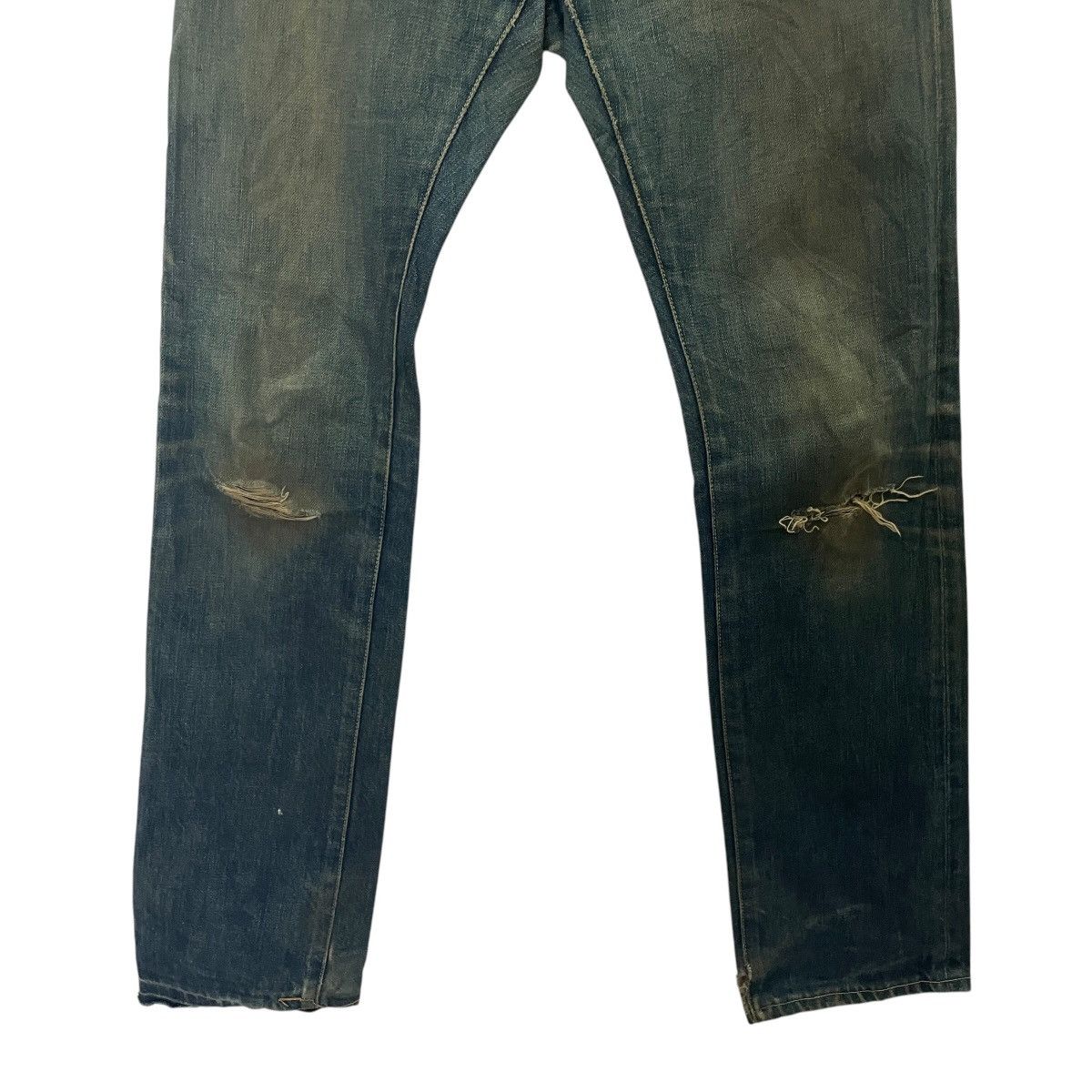 Japanese Brand Vintage Clet & Cobra Skulls Distressed Denim Size 29" - 2 Thumbnail