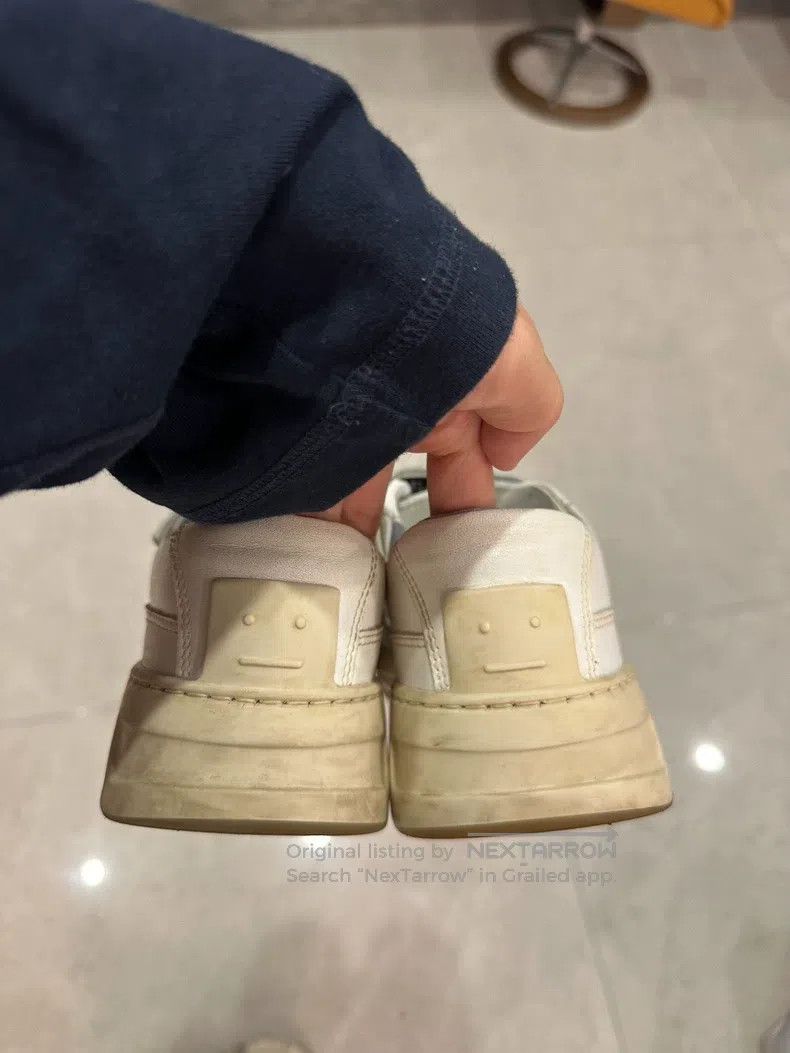 Acne Studios Acne Studios Velcro White Sneakers Size US 5.5 / IT 35.5 - 5 Thumbnail