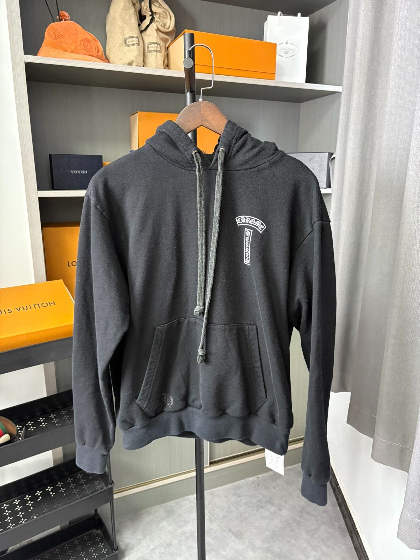 Chrome Hearts Chrome Hearts Black Hoodie S Men Size US S / EU 44-46 / 1 - 1 Thumbnail