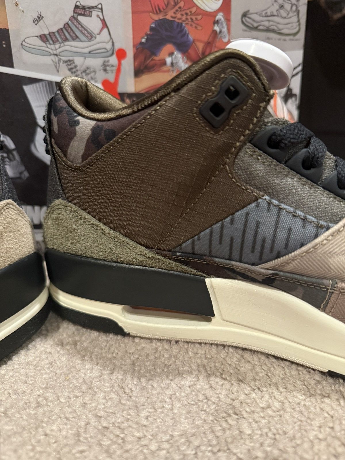 Jordan Brand air jordan 3 patchwork | retro se | dark hazel / multi color Size US 9 / EU 42 - 8 Thumbnail