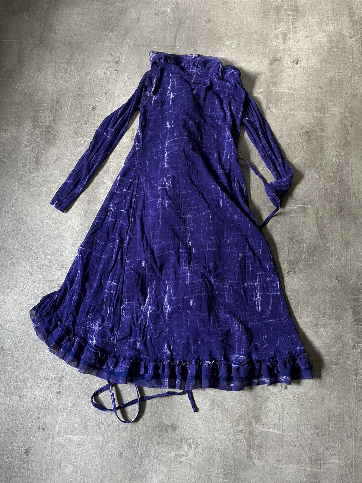 Jean Paul Gaultier Vintage Jean Paul Gaultier maille mesh purple dress Size M / US 6-8 / IT 42-44 - 2 Thumbnail