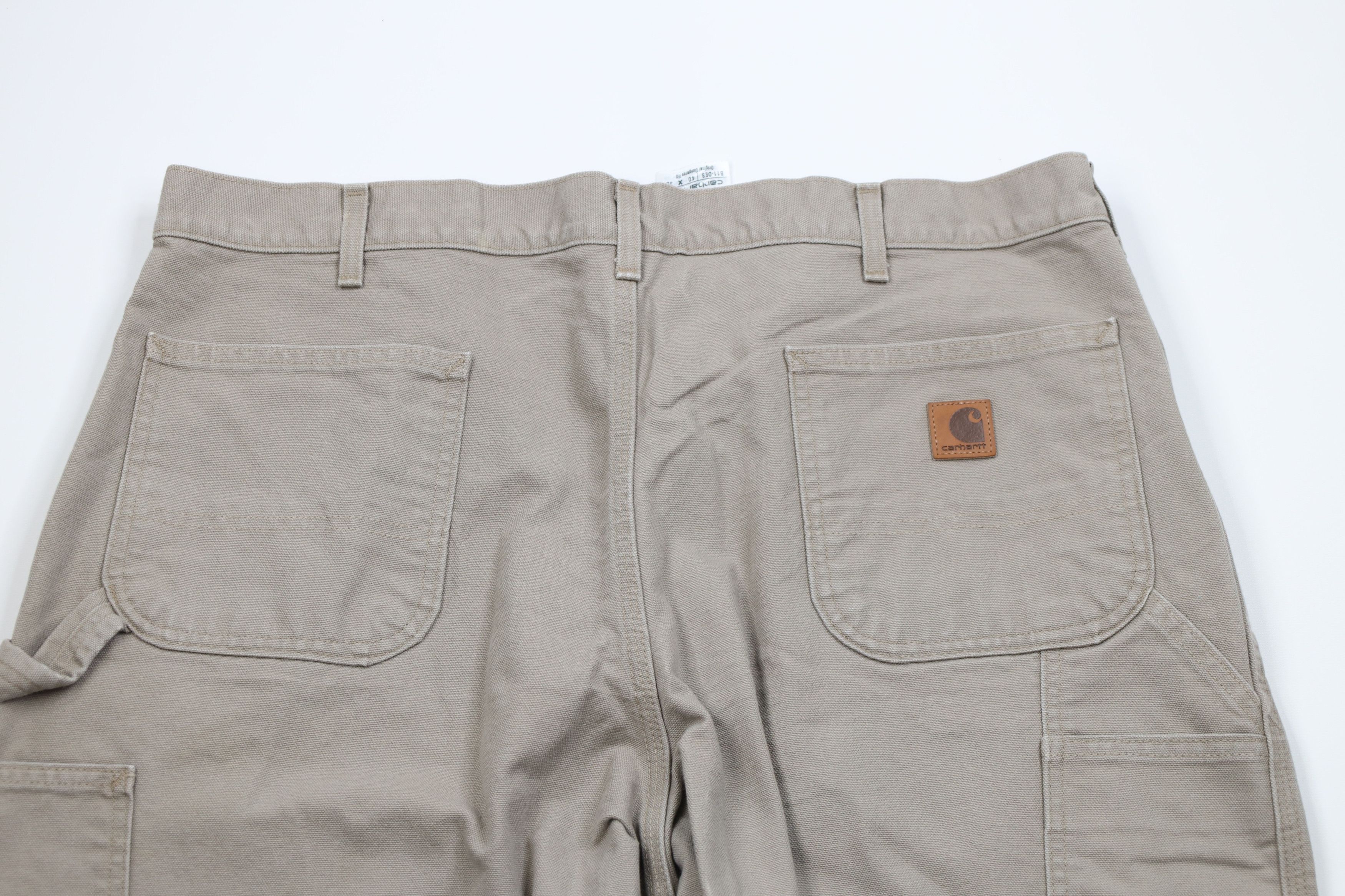 Carhartt Vintage Y2K Carhartt Wide Leg Dungaree Pants Desert Brown Size US 40 / EU 56 - 9 Thumbnail