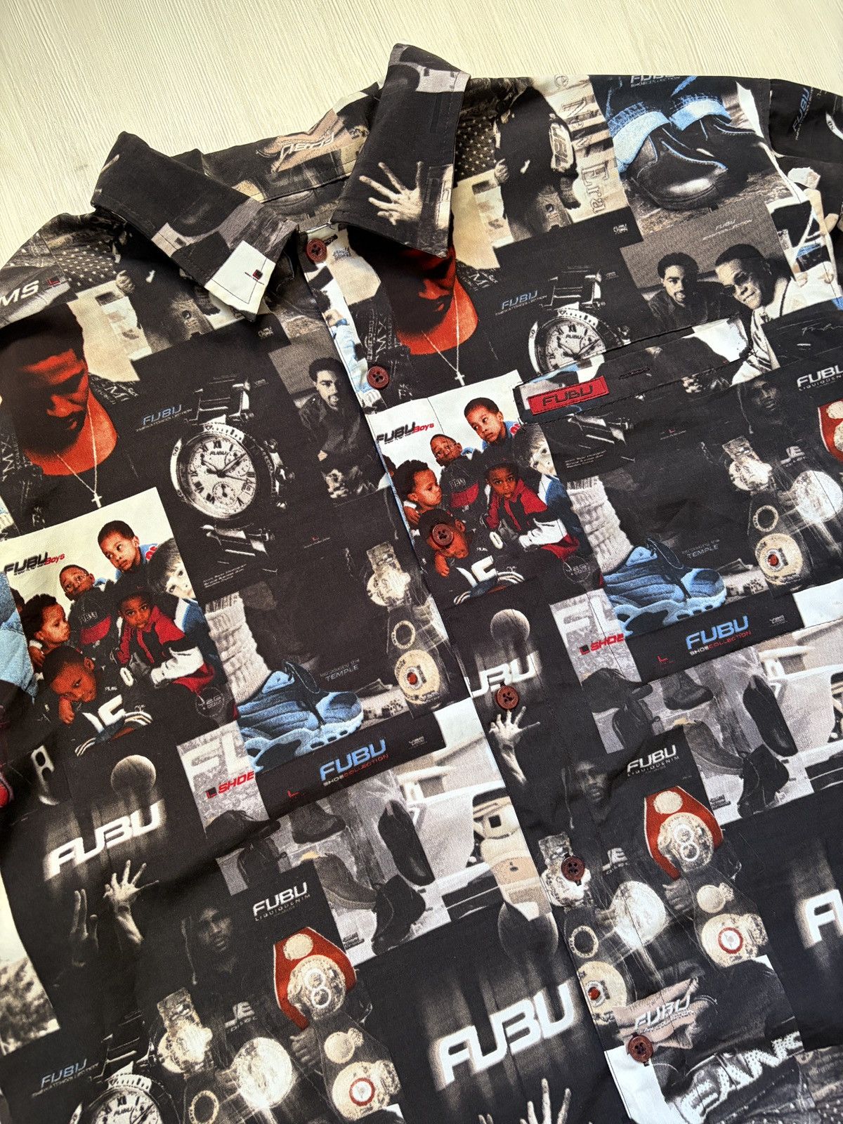 Fubu FUBU Overprinted Iconic Shirt Size US XXL / EU 58 / 5 - 4 Thumbnail
