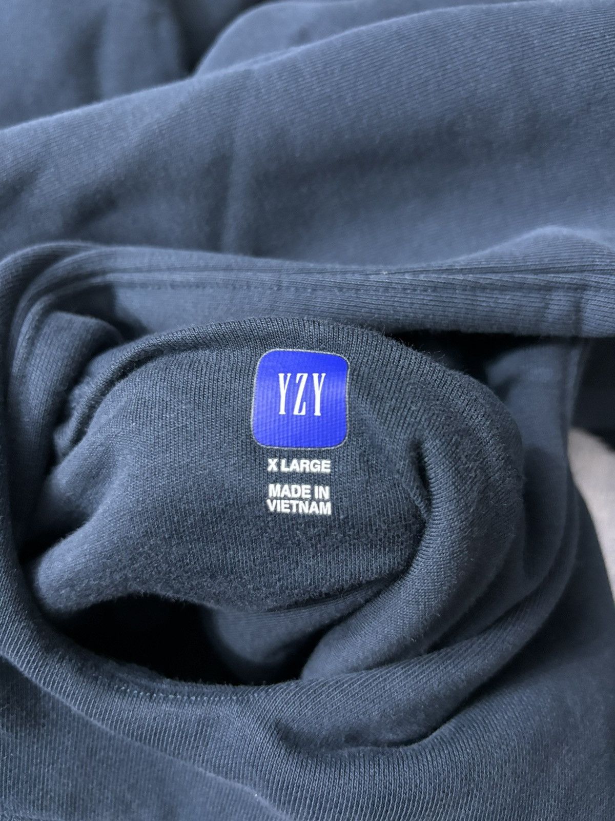 Balenciaga × Gap × Kanye West NOT LAA Yeezy Gap Balenciaga Dark Blue Dove Hoodie Size US XL / EU 56 / 4 - 3 Thumbnail