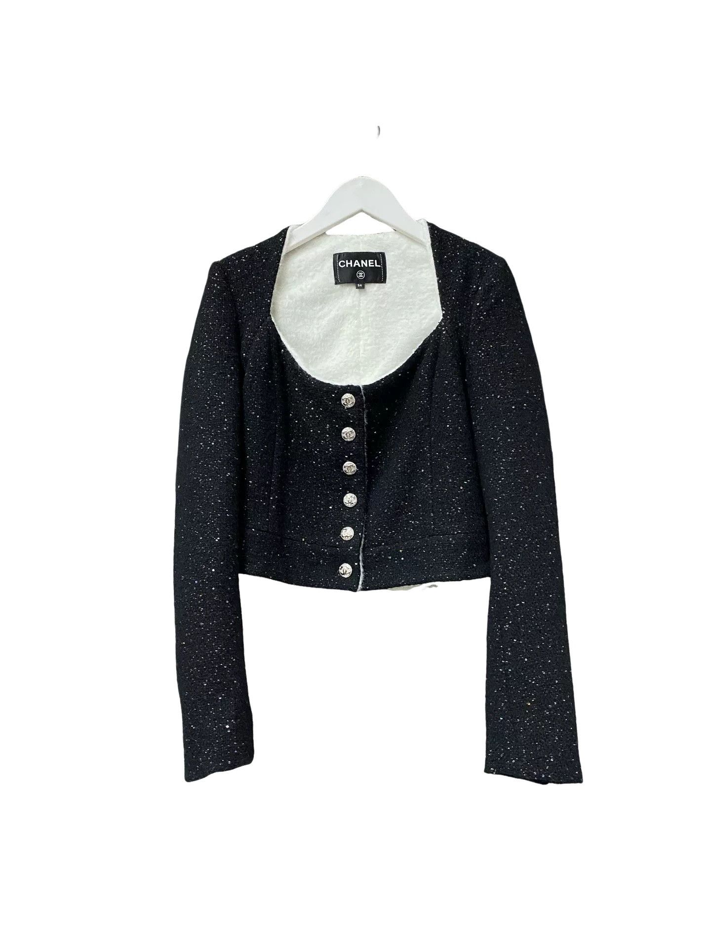 Chanel Chanel Sequin Embellished Button Jacket Size 34 Size XS / US 0-2 / IT 36-38 - 1 Thumbnail