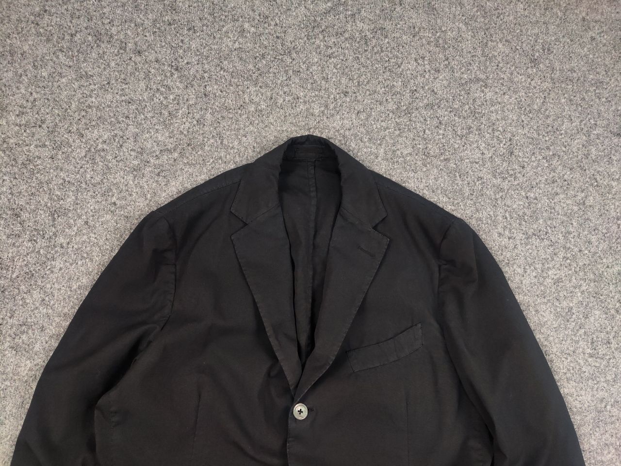 PIOMBO Piombo Italy Design Black Cotton Casual Blazer Jacket Size US L / EU 52-54 / 3 - 7 Thumbnail