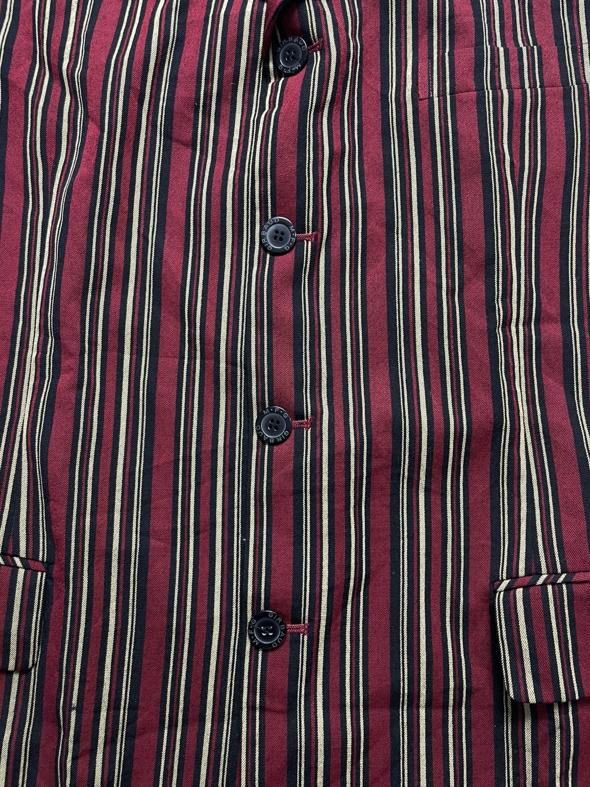 Marithe + Francois Girbaud Vintage Marithe Francois Girbaud pin-stripe blazer Size US L / EU 52-54 / 3 - 4 Thumbnail