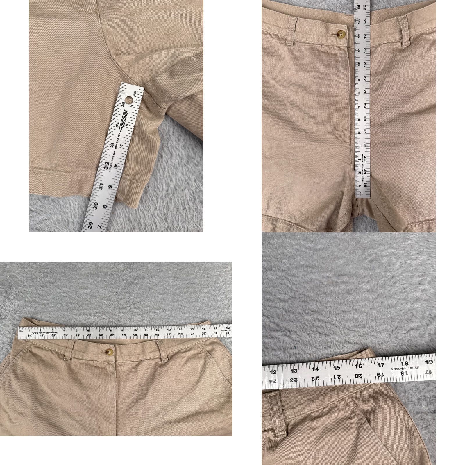Ralph Lauren Vintage Ralph Lauren Women's Shorts 16 Beige Chino Casual Activewear Travel Office 33x6 Size 38" / US 16 / IT 52 - 8 Thumbnail