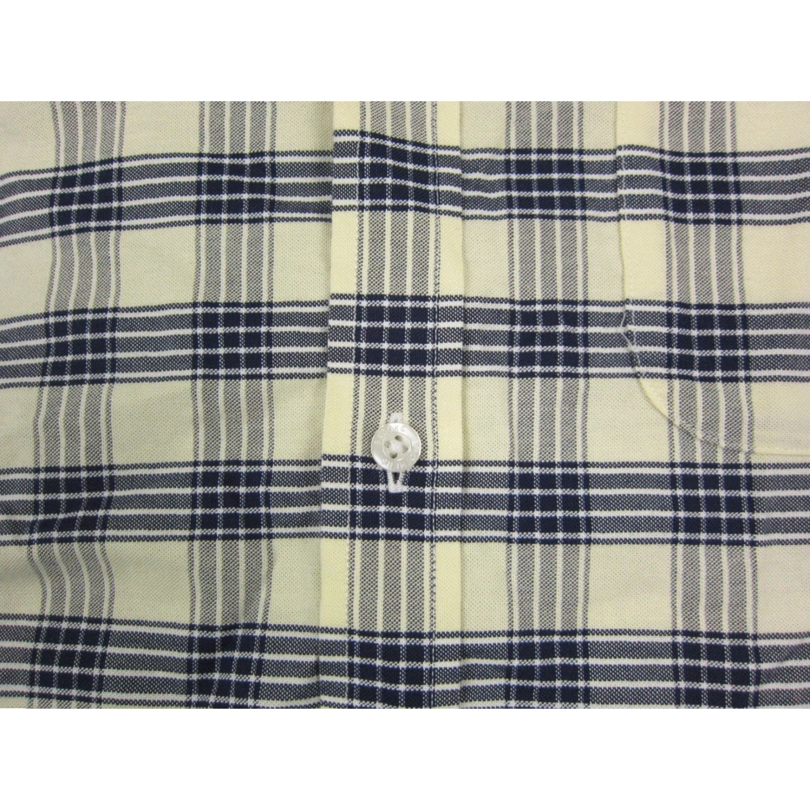Brooks Brothers Brooks Brothers Shirt XL Blue Yellow Plaid Button-Up Mens Regular Collar Gift N/A Size US XL / EU 56 / 4 - 4 Thumbnail