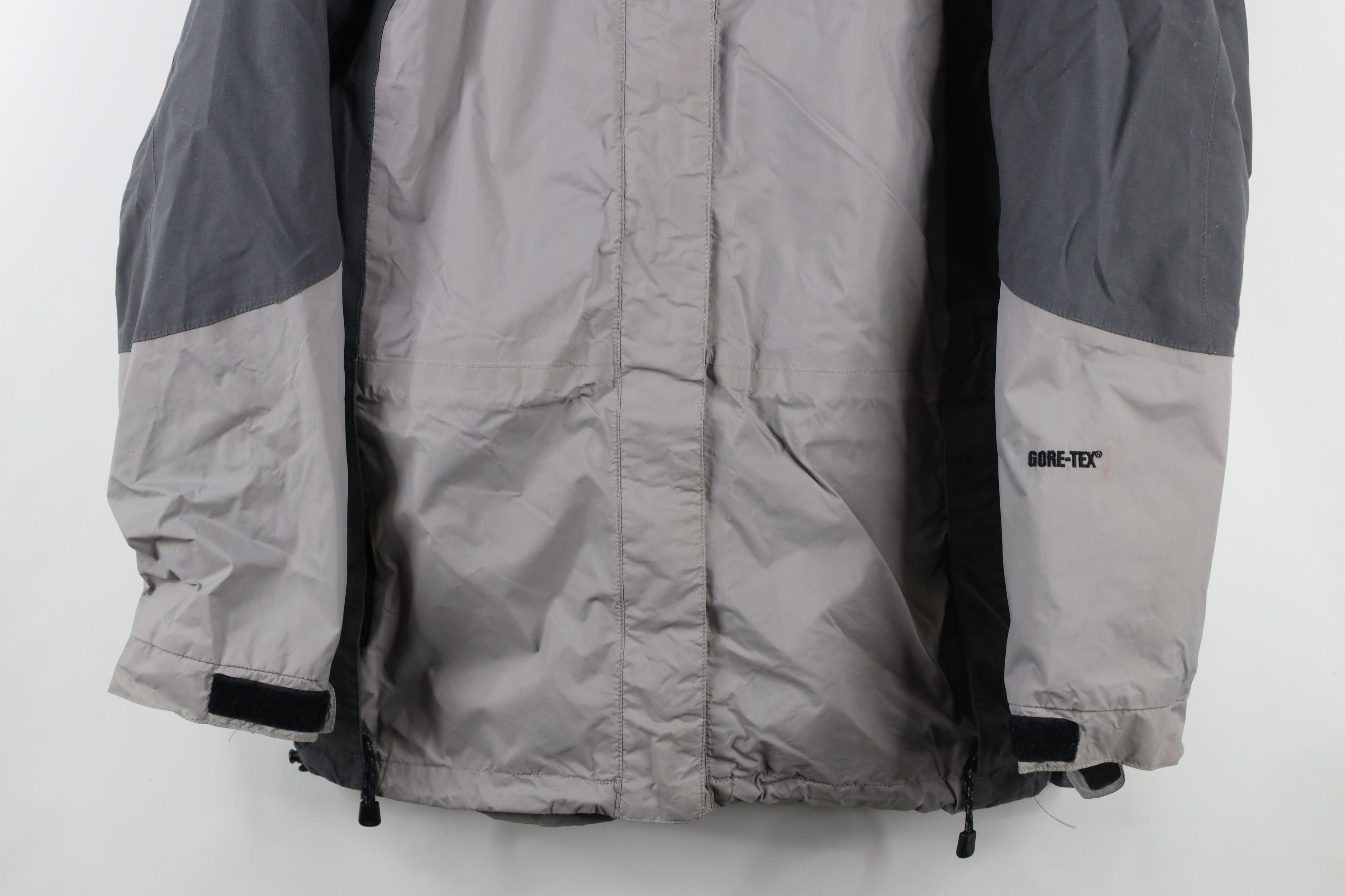 The North Face Vintage 90s The North Face Goretex Hooded Rain Jacket Gray Size US M / EU 48-50 / 2 - 3 Thumbnail