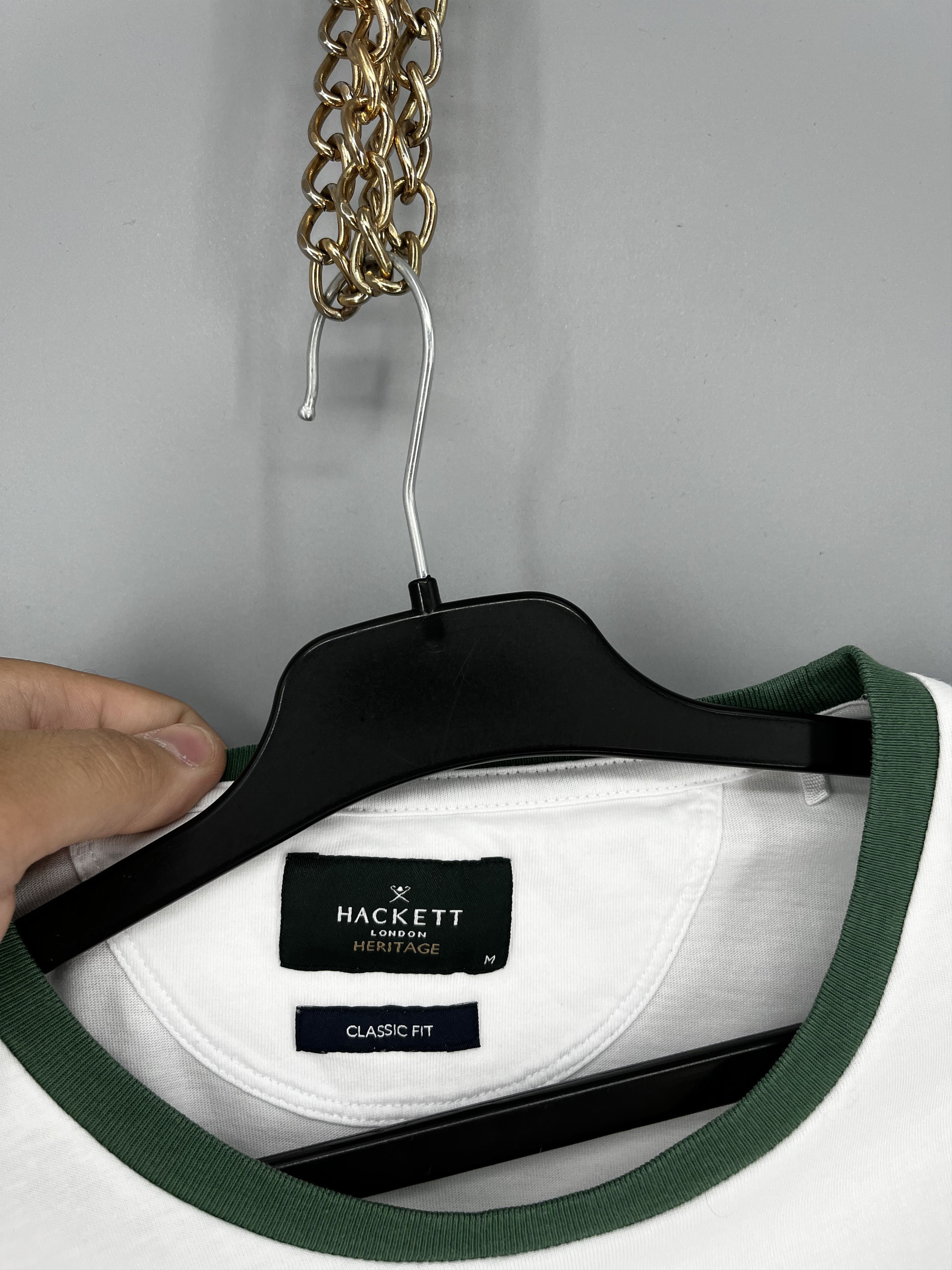 Hackett Hackett London HERITAGE CLASSIC T-SHIRT WHITE Size M Size US S / EU 44-46 / 1 - 7 Thumbnail