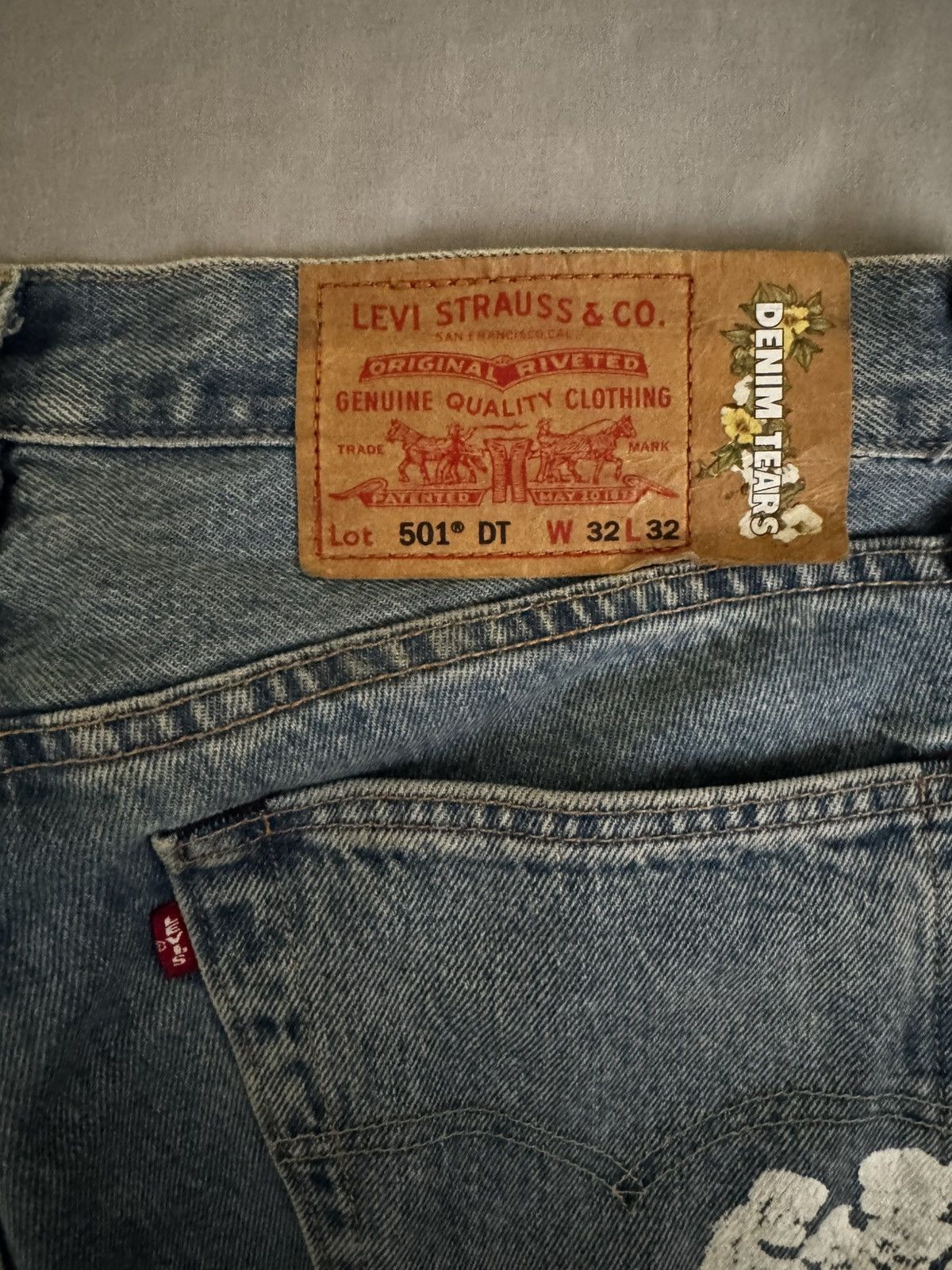 DENIM TEARS × Levi's Denim Tears x Levi's Cotton Wreath Jean Size US 32 / EU 48 - 3 Thumbnail