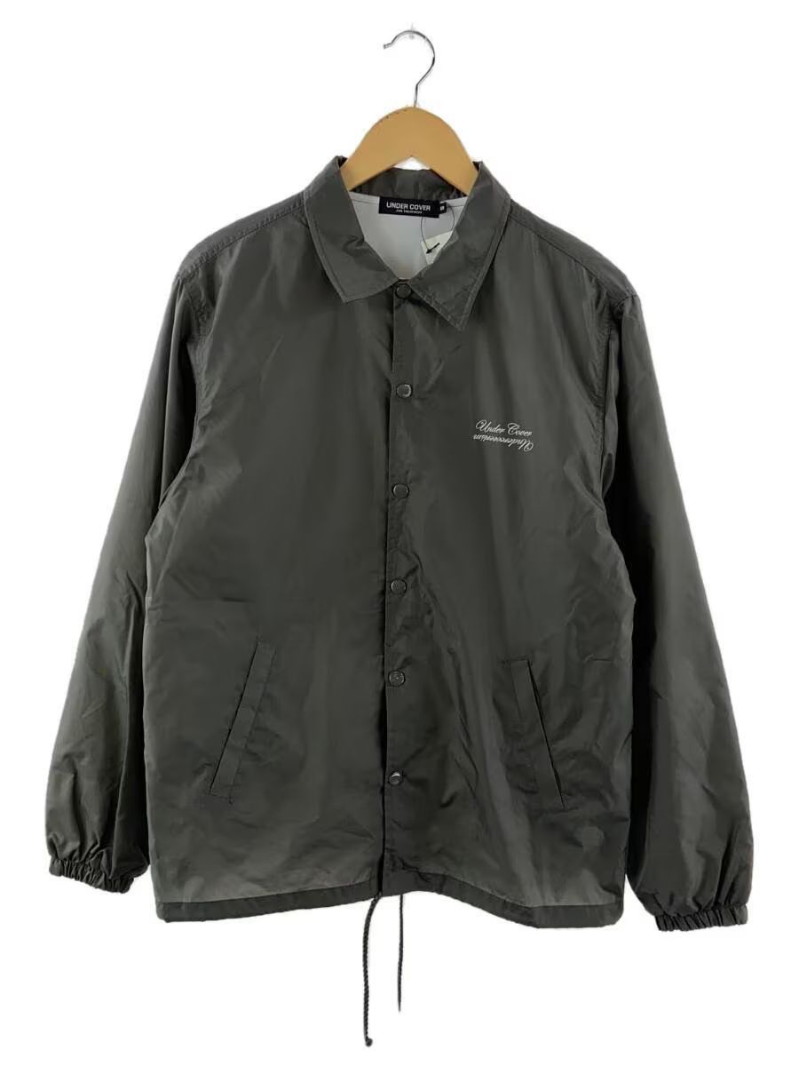 image of Undercover Nylon U Logo Coach Jacket in Grey, Men's (Size Small)