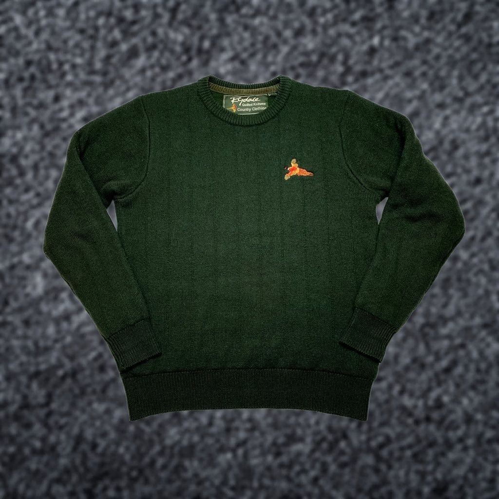 Vintage Rydale Knitted Warm Sweater Large Green Unisex Adults Pullover Knit Shirt Archives Ladies Mens Girls Boys Size US L / EU 52-54 / 3 - 1 Thumbnail