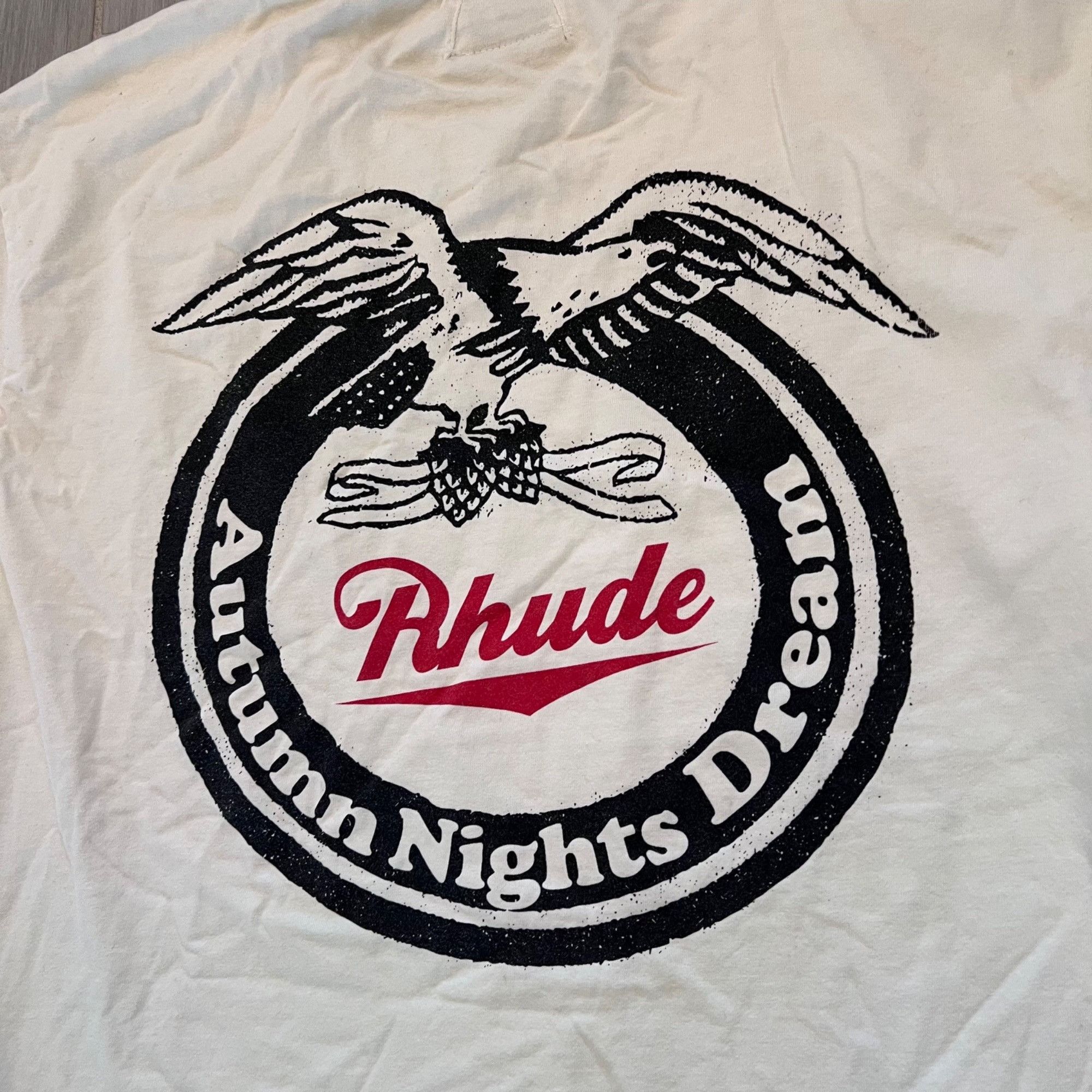 Rhude NEW RHUDE AUTUMN NIGHTS TEE SZ MEDIUM Size US M / EU 48-50 / 2 - 4 Thumbnail