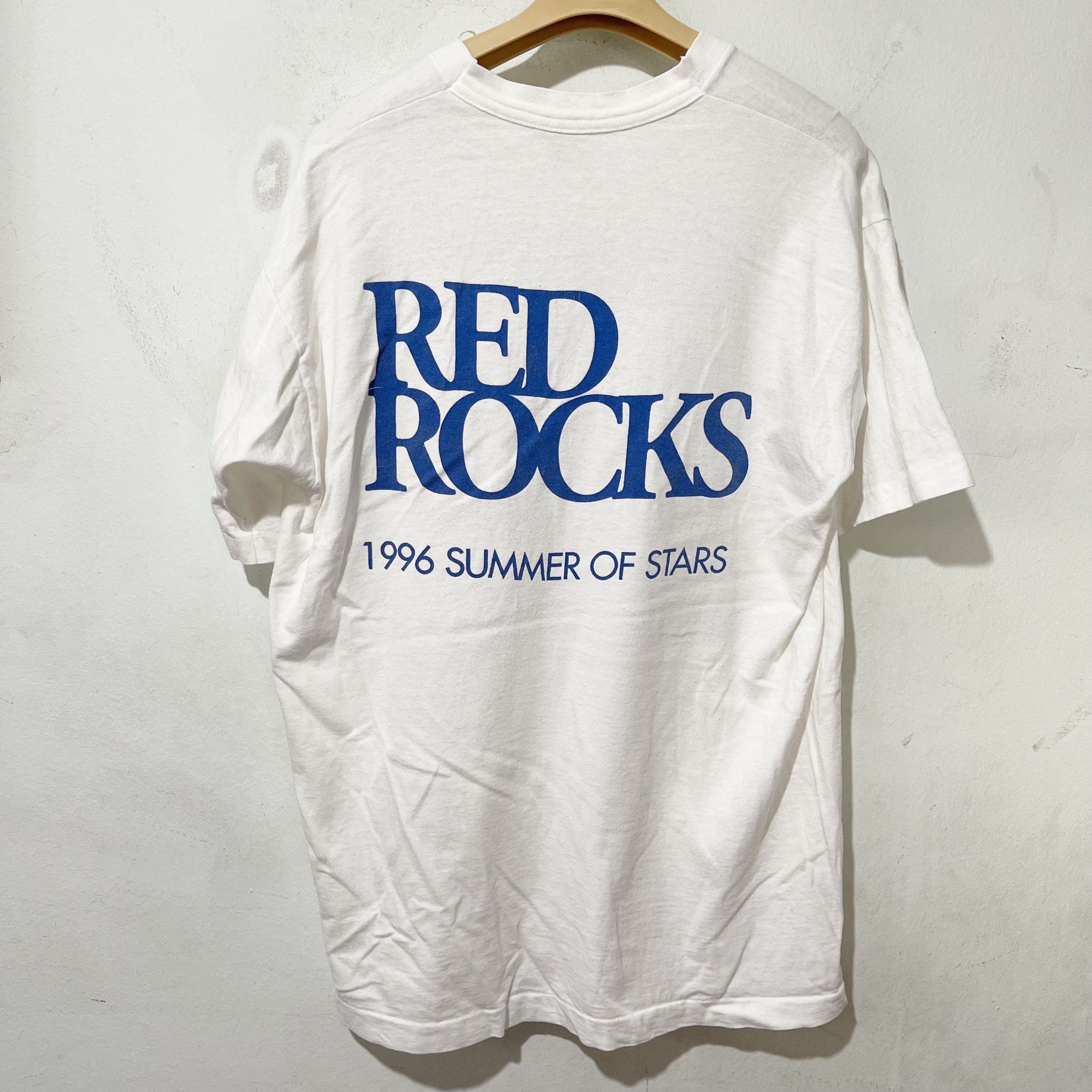 Vintage Vintage 1996 Red Rocks Summers of Stars T-Shirt Size US L / EU 52-54 / 3 - 5 Thumbnail