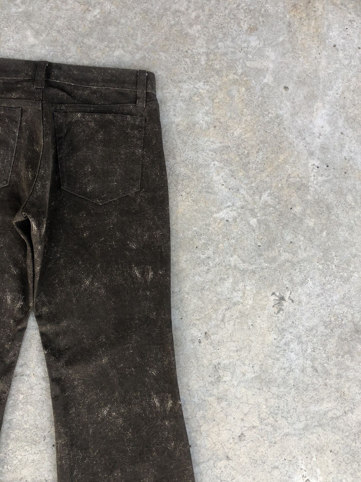 If Six Was Nine Nicole Club Flared Jeans Distressed Denim Size US 29 - 10 Thumbnail