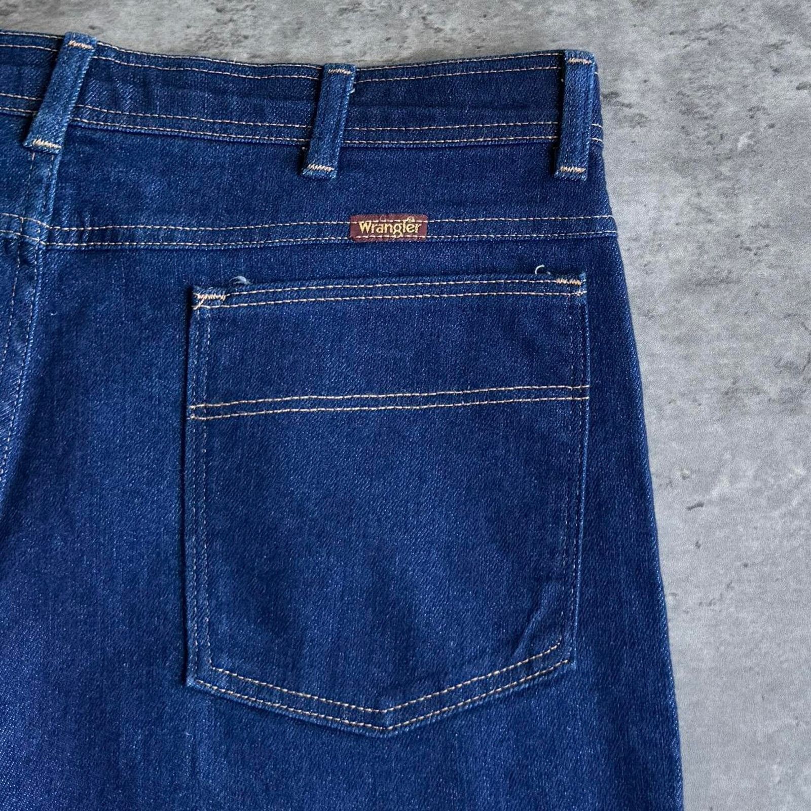 Levi's × Wrangler Vintage 90s Made In USA Embroidered Dark Wash Denim Jeans Size US 36 / EU 52 - 3 Thumbnail