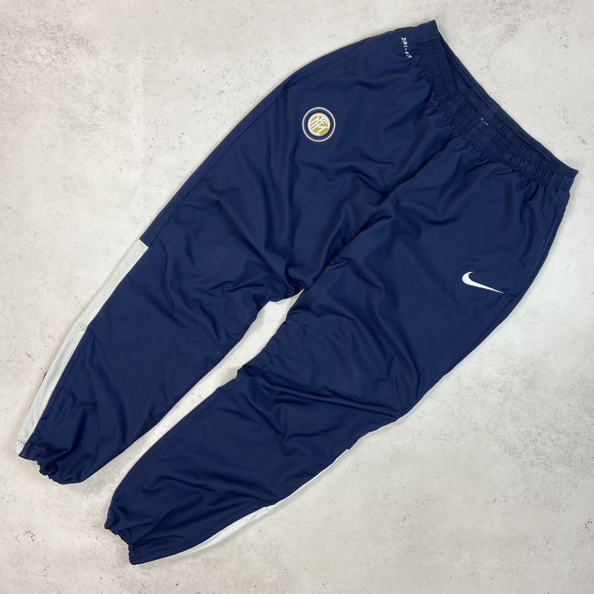 Nike 00s RARE VINTAGE Blokecore Nike Inter Milano Nylon Pants Y2K | Grailed