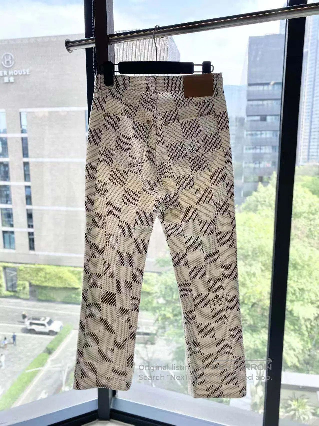 Louis Vuitton Louis Vuitton Checkerboard logo jeans| Size 42" / US 20 - 3 Thumbnail
