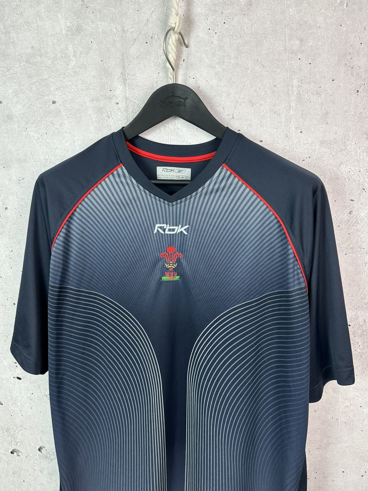 Reebok Vintage Reebok Brains WRU Striped Black Men’s Jersey Shirt Size US XL / EU 56 / 4 - 2 Thumbnail