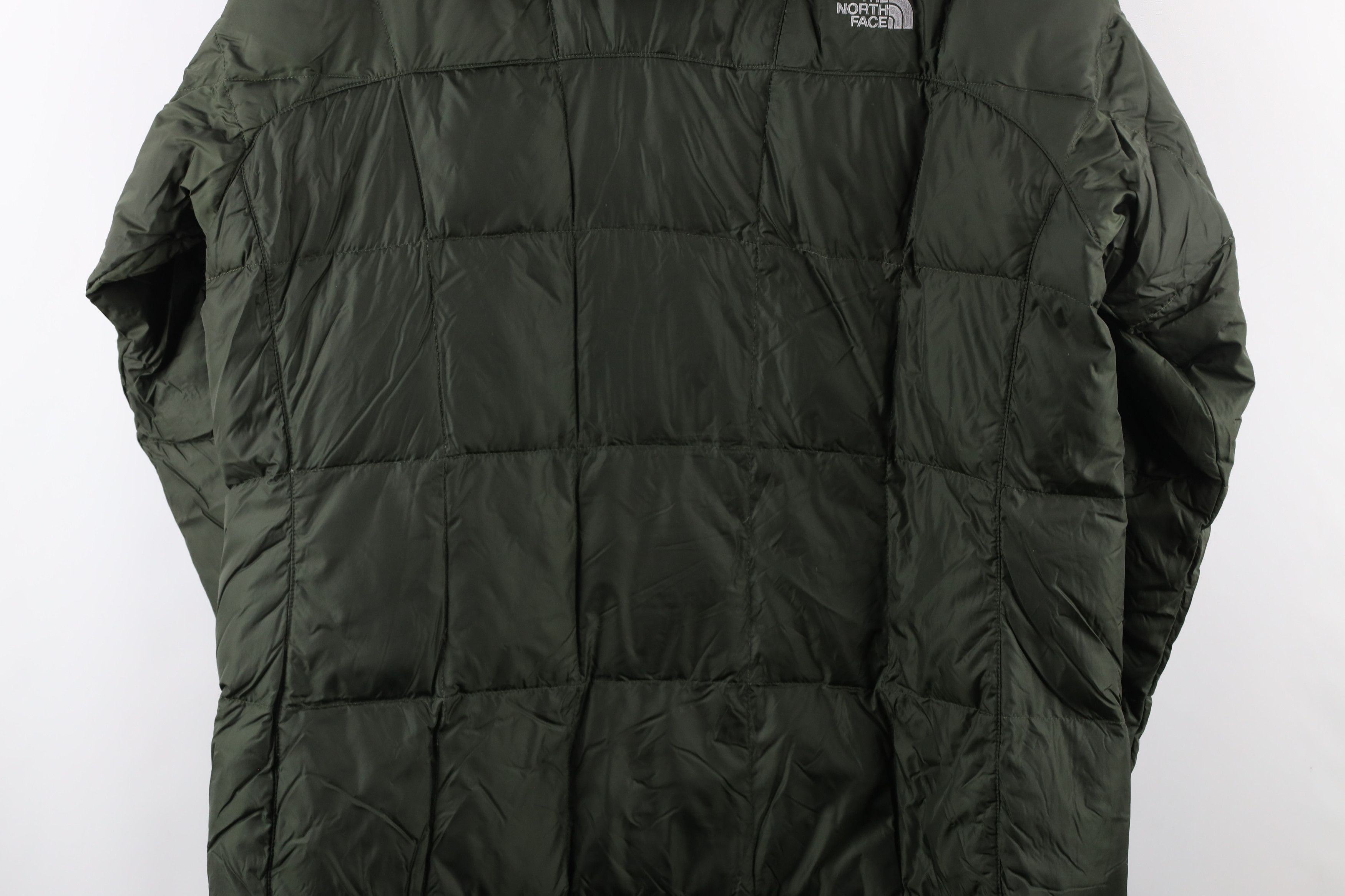 The North Face × Vintage The North Face Duck Down Hooded Puffer Parka Jacket Green Size XL / US 12-14 / IT 48-50 - 20 Thumbnail