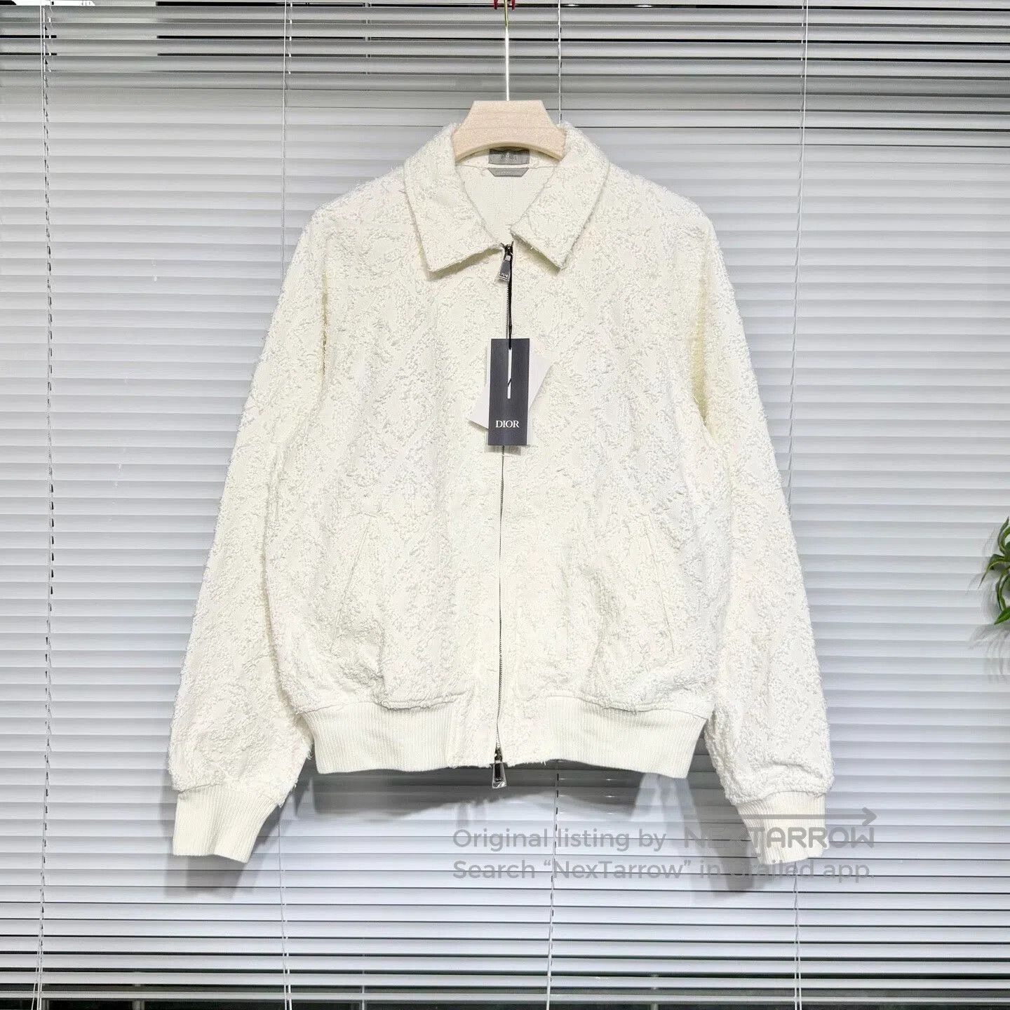 Dior Dior White Diamond Pattern Denim Jacket. Size US M / EU 48-50 / 2 - 1 Thumbnail