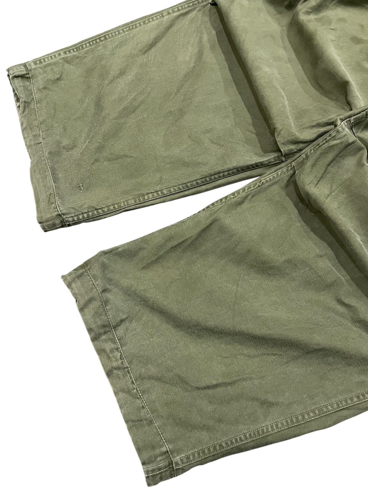 Vintage 50s Vintage WW2 US Military M-1951 Cargo Trousers Baggy Size US 32 / EU 48 - 5 Thumbnail