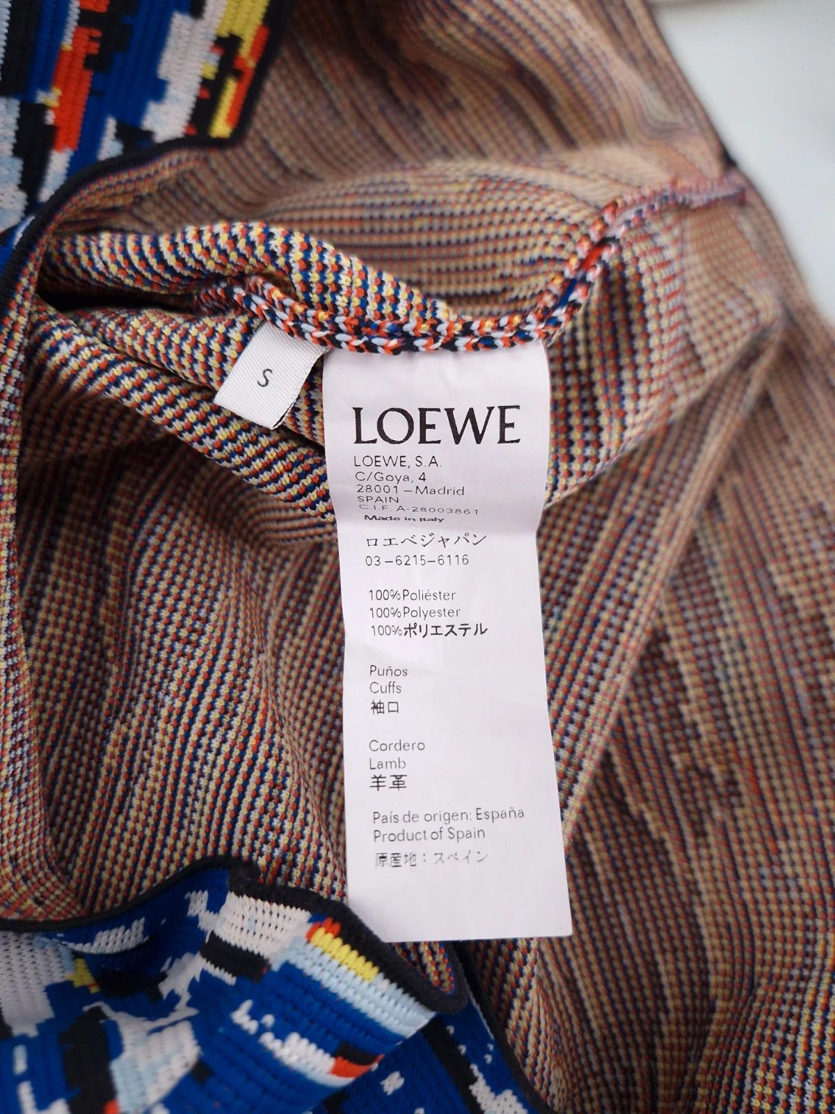 Loewe Loewe Glitch Pattern Turtleneck Knit with Leather Cuffs Size S / US 4 / IT 40 - 11 Thumbnail