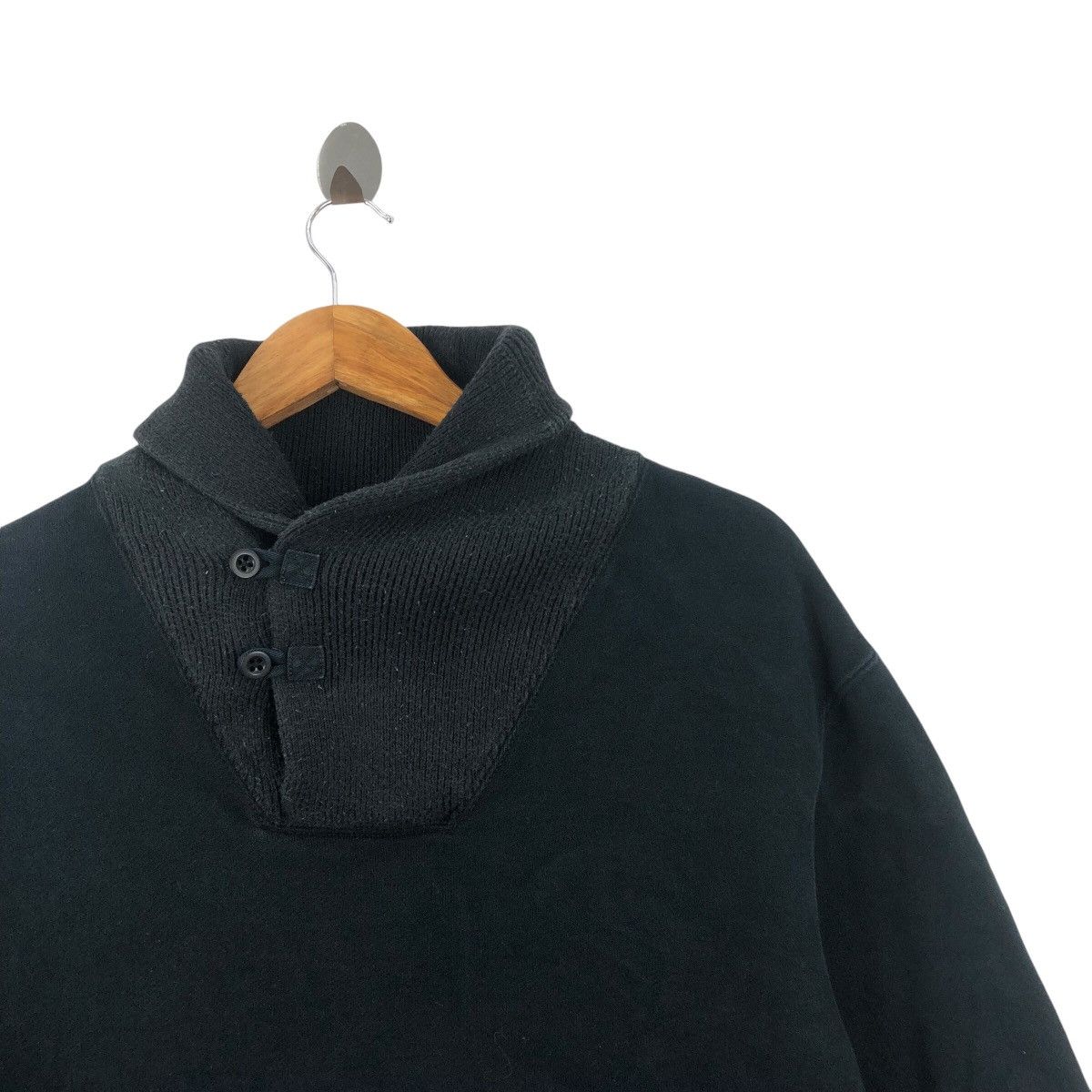 Polo Ralph Lauren Vintage 90s POLO Rl By RALPH LAUREN Half Button Sweatshirt Size US L / EU 52-54 / 3 - 4 Thumbnail