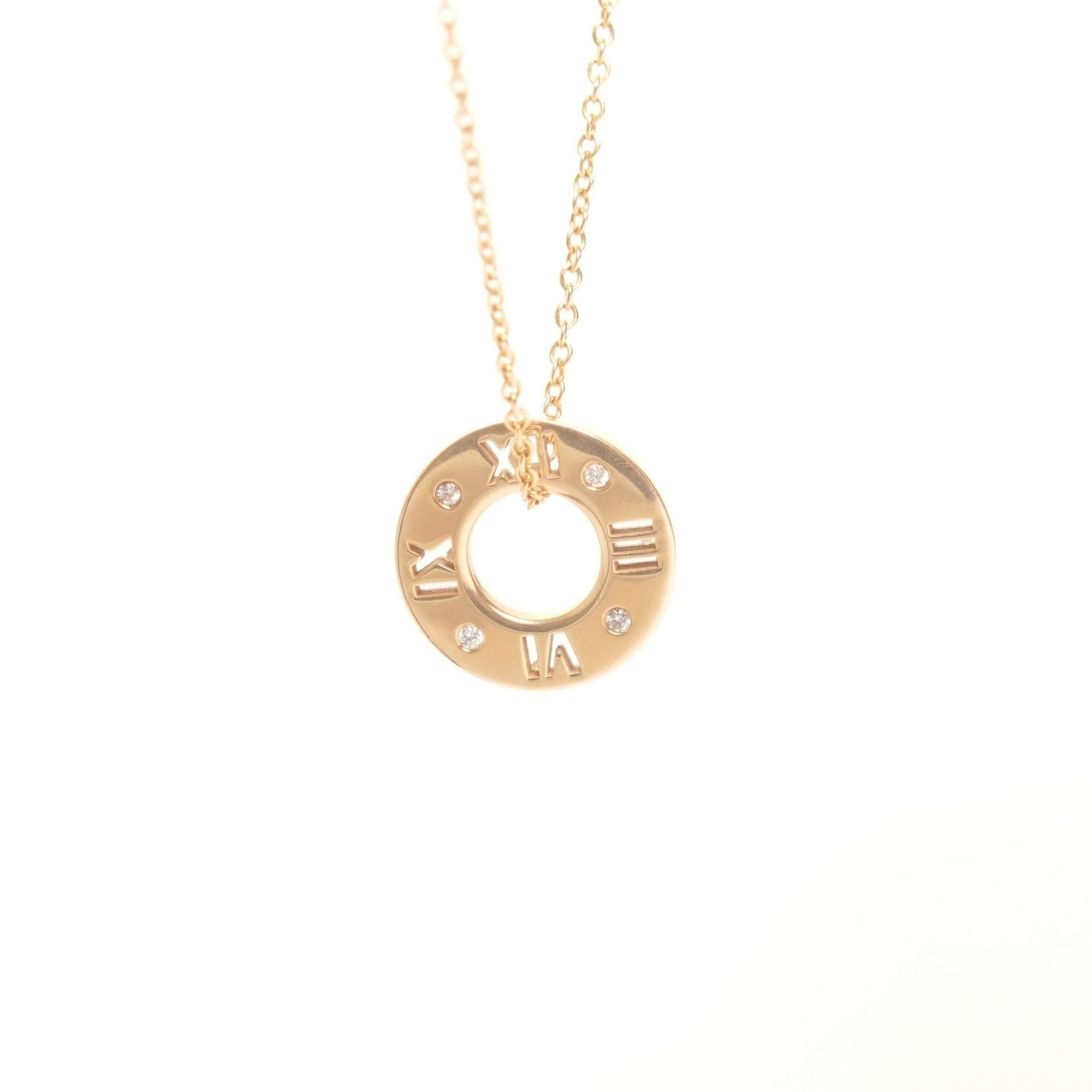 Tiffany & Co. Tiffany & Co. Atlas Pierced Diamond K18 750 Necklace Gold Size ONE SIZE - 1 Thumbnail