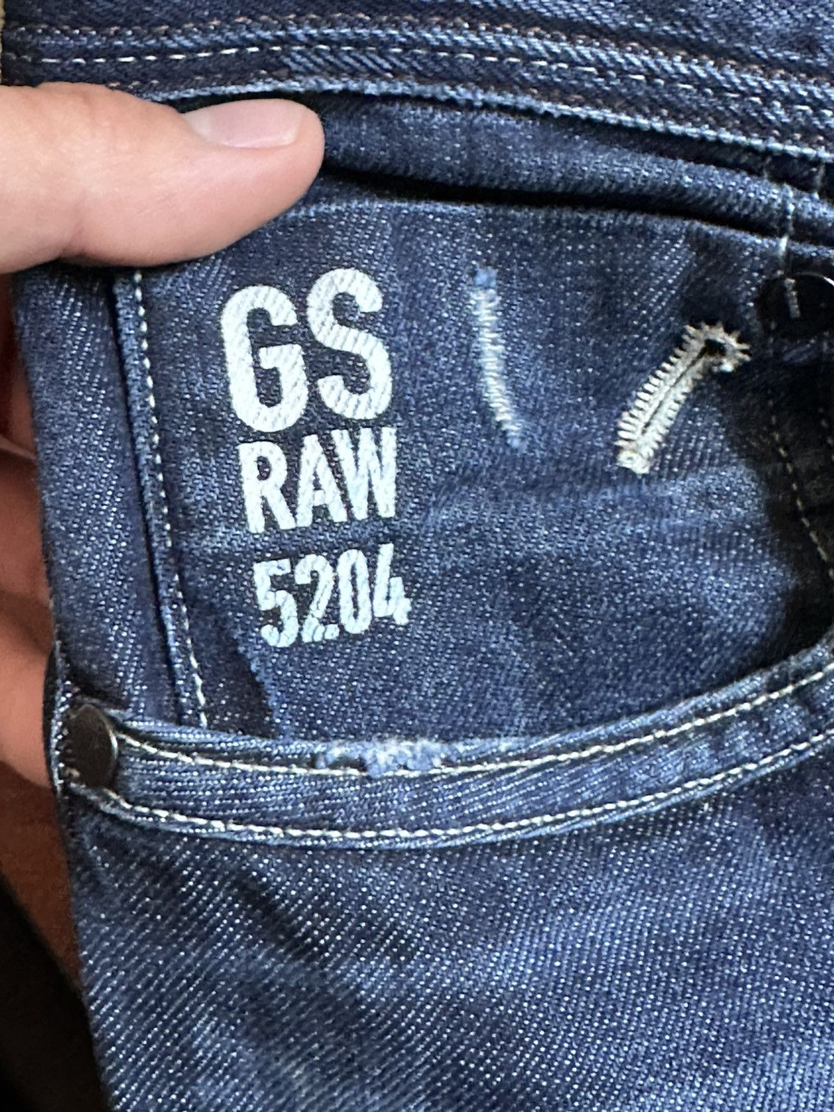 G-Star × Vintage G-Star Raw 5204, Rare Vintage G-Star Raw 01 Jeans Size US 30 / EU 46 - 5 Thumbnail