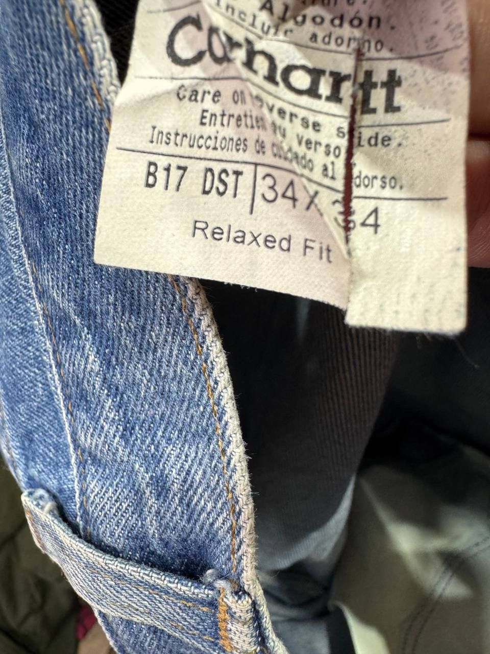 Carhartt Carhartt Denim Jeans Pants B17 DST Size US 34 / EU 50 - 16 Thumbnail