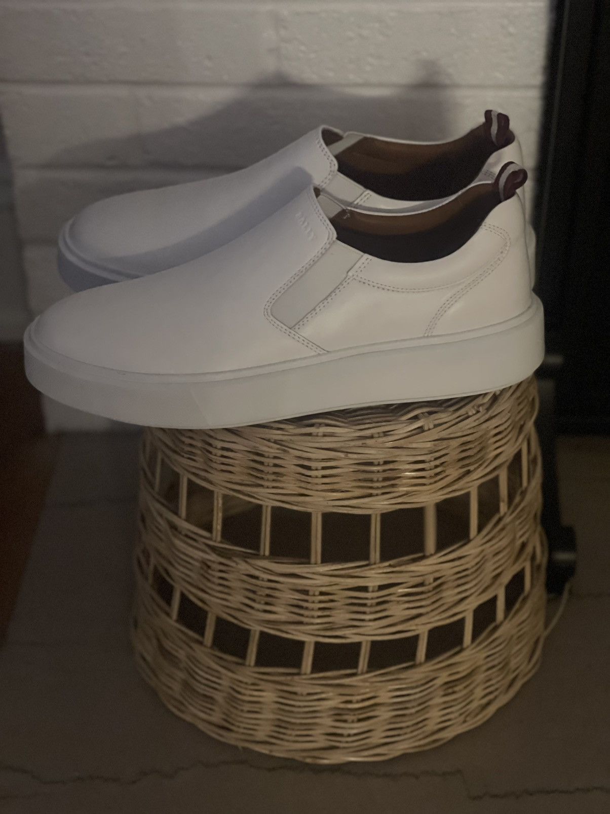 Bally Bally Charles Men's White Lamb Leather Sneakers Size US 11 / EU 44 - 1 Thumbnail