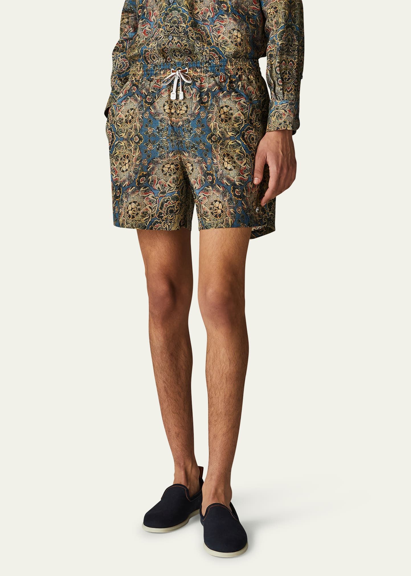 Loro Piana o1w1db10824 Bay Swim Shorts in Muliticolor Size US 36 / EU 52 - 4 Thumbnail