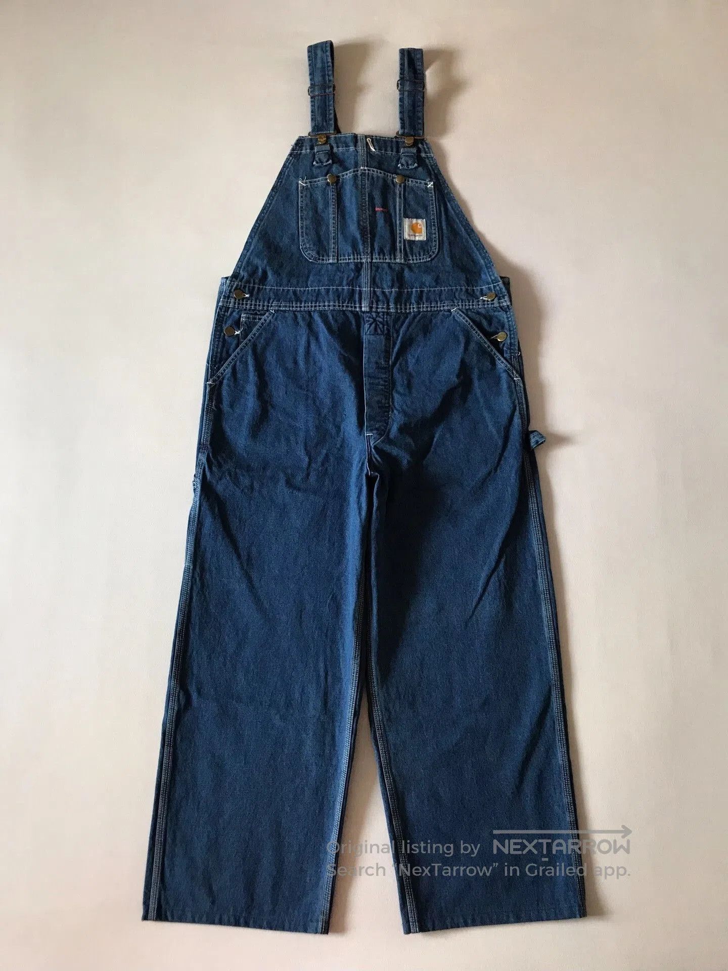 Carhartt Carhartt R07 W38L30 Denim Overalls. Size US 38 / EU 54 - 1 Thumbnail