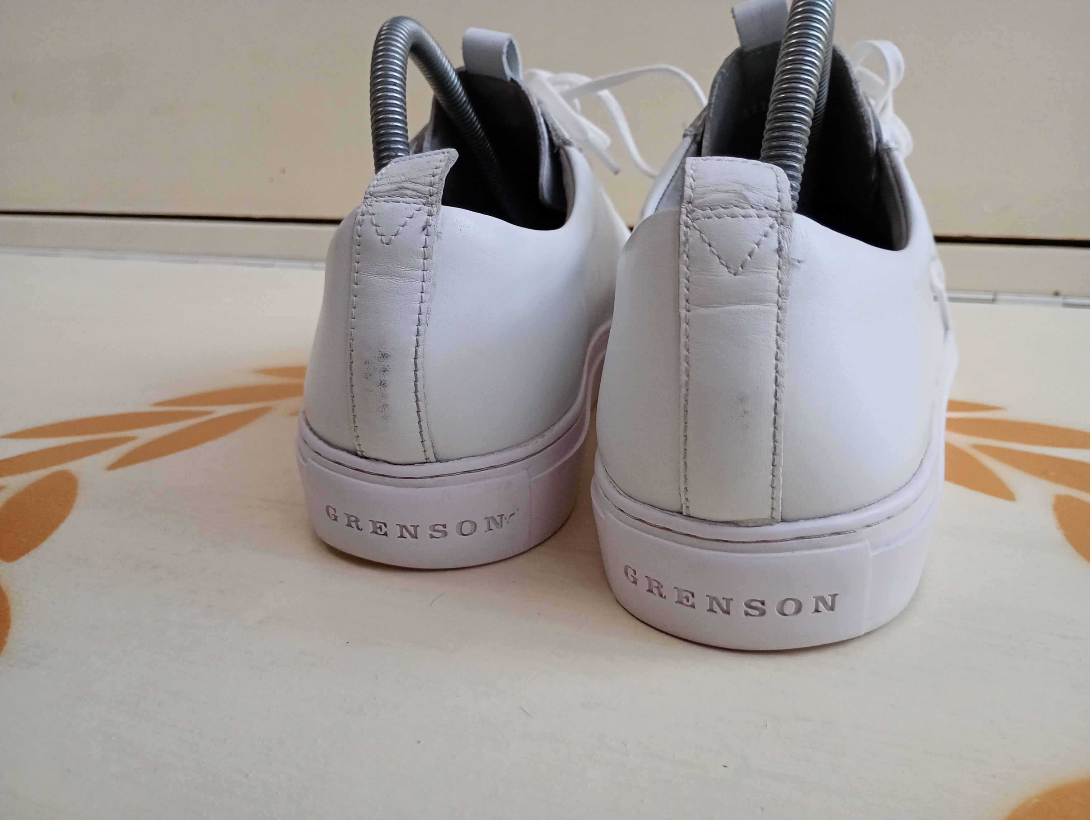 Grenson Grenson White Leather Sneakers Size US 8 / EU 41 - 12 Thumbnail