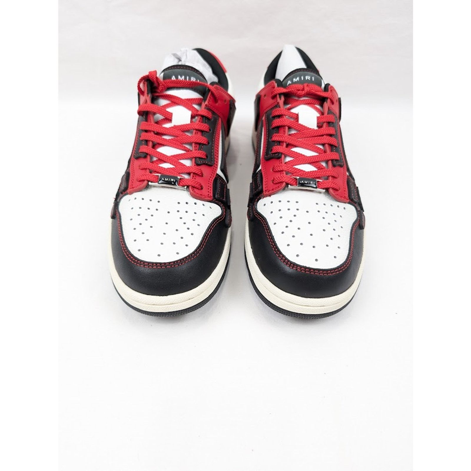 Amiri o1rshd1 Skeleton Low-Top Sneakers in Black/Red Size US 12 / EU 45 - 16 Thumbnail