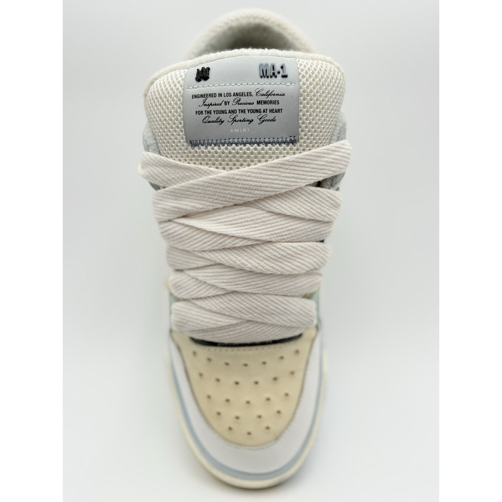 Amiri Size 44 (11 US) Amiri MA-1 ' White Blue ' | GOOD CONDITION! Size US 11 / EU 44 - 5 Thumbnail