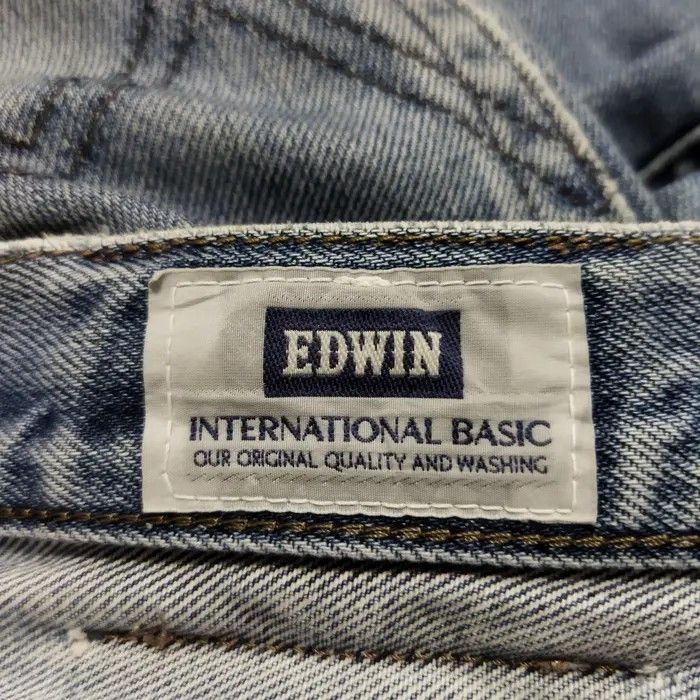 Edwin × Vintage EDWIN VINTAGE DISTRESSED LIGHT BLUE JEANS PANTS Size US 33 - 11 Thumbnail
