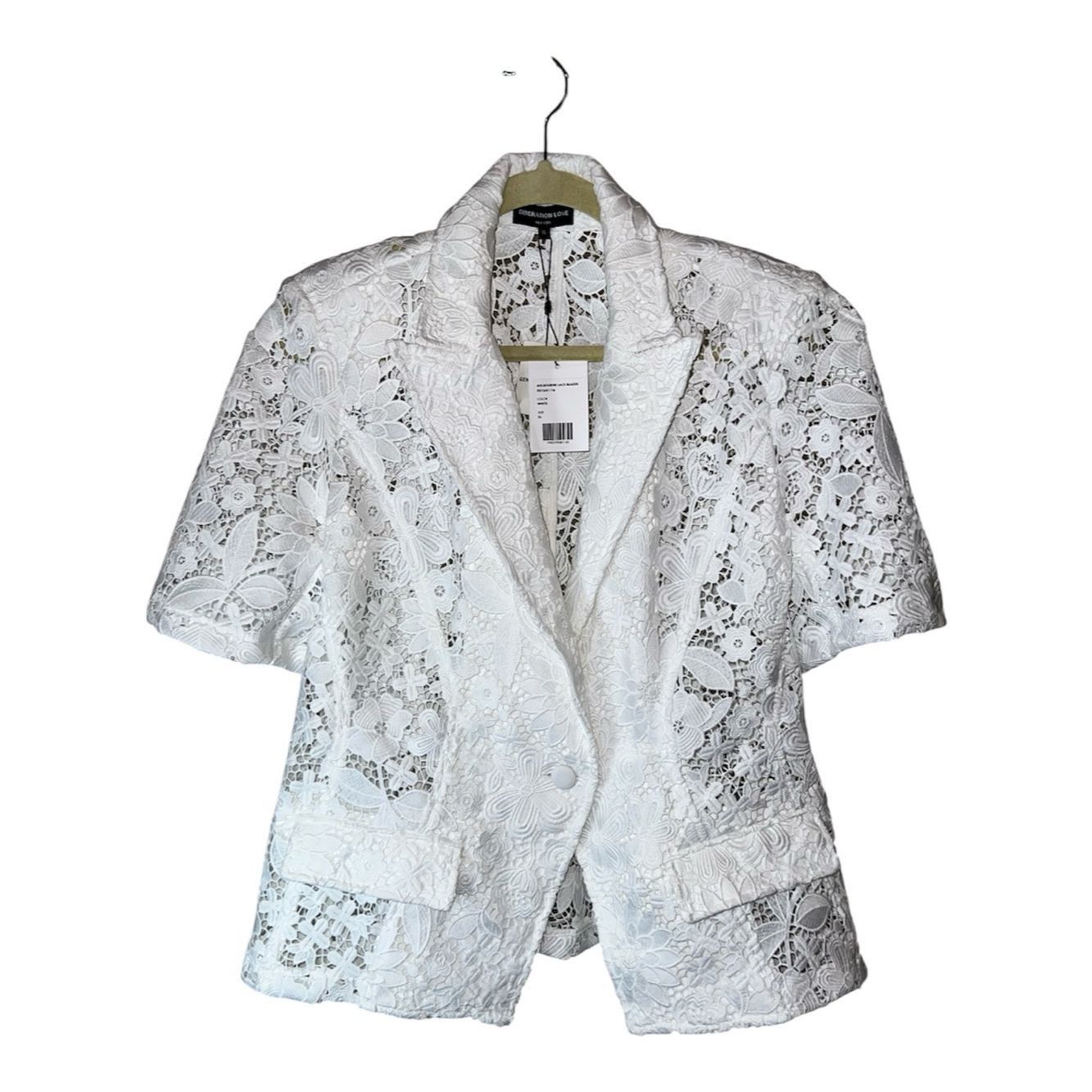 Generation Love Generation Love Melbourne Lace Blazer NWT White Size XL Sho Size XL / US 12-14 / IT 48-50 - 8 Thumbnail
