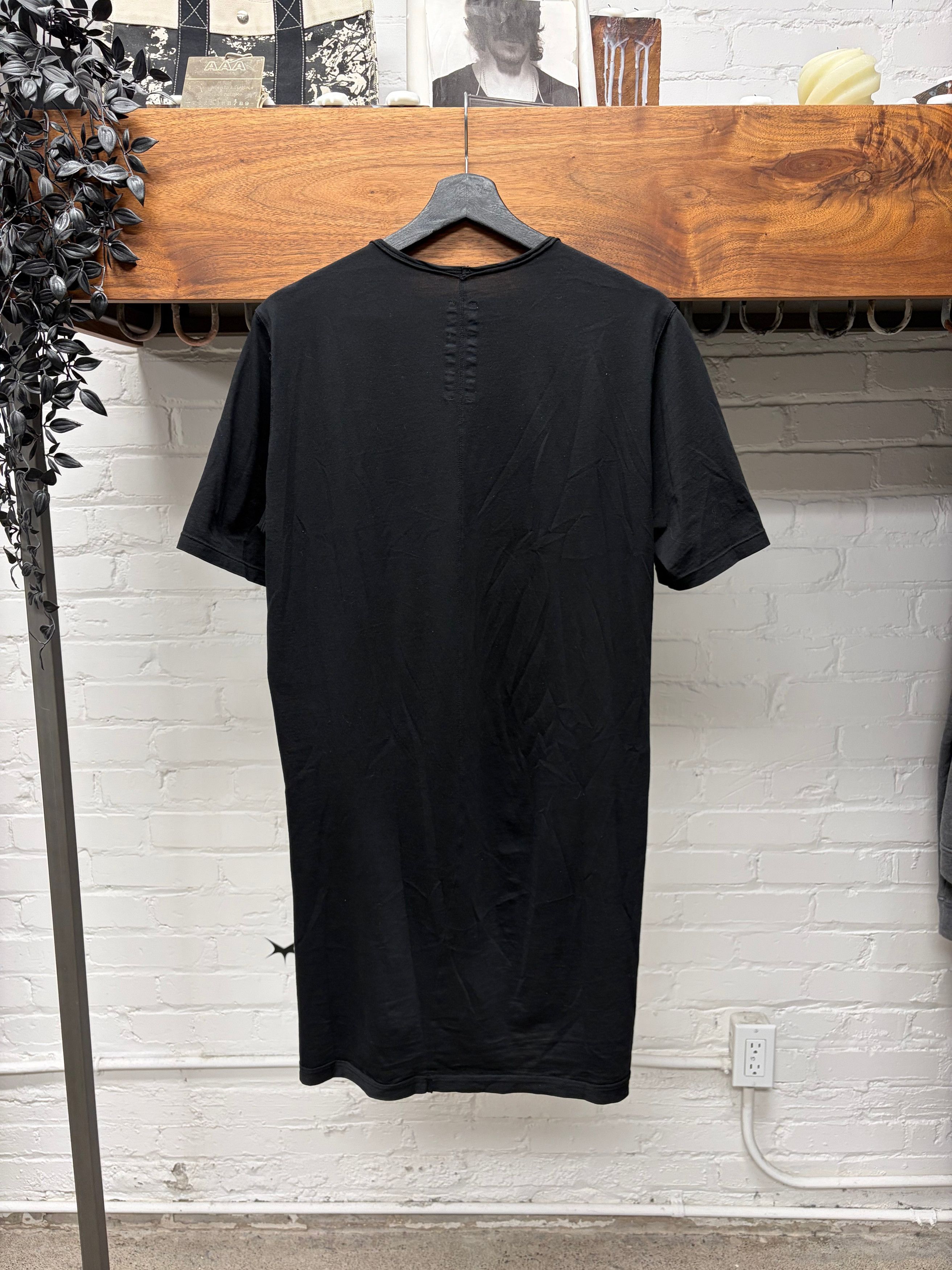 Rick Owens Rick Owens DKRSHDW ‘Level’ Black Jersey Cotton T-Shirt Size US L / EU 52-54 / 3 - 4 Thumbnail