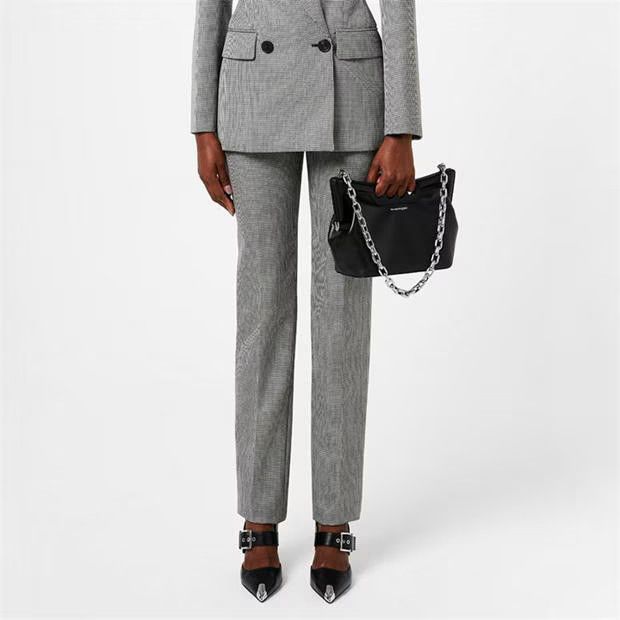 Alexander McQueen o1g2r1mq0824 Pants in Grey Size 27" / US 4 / IT 40 - 3 Thumbnail