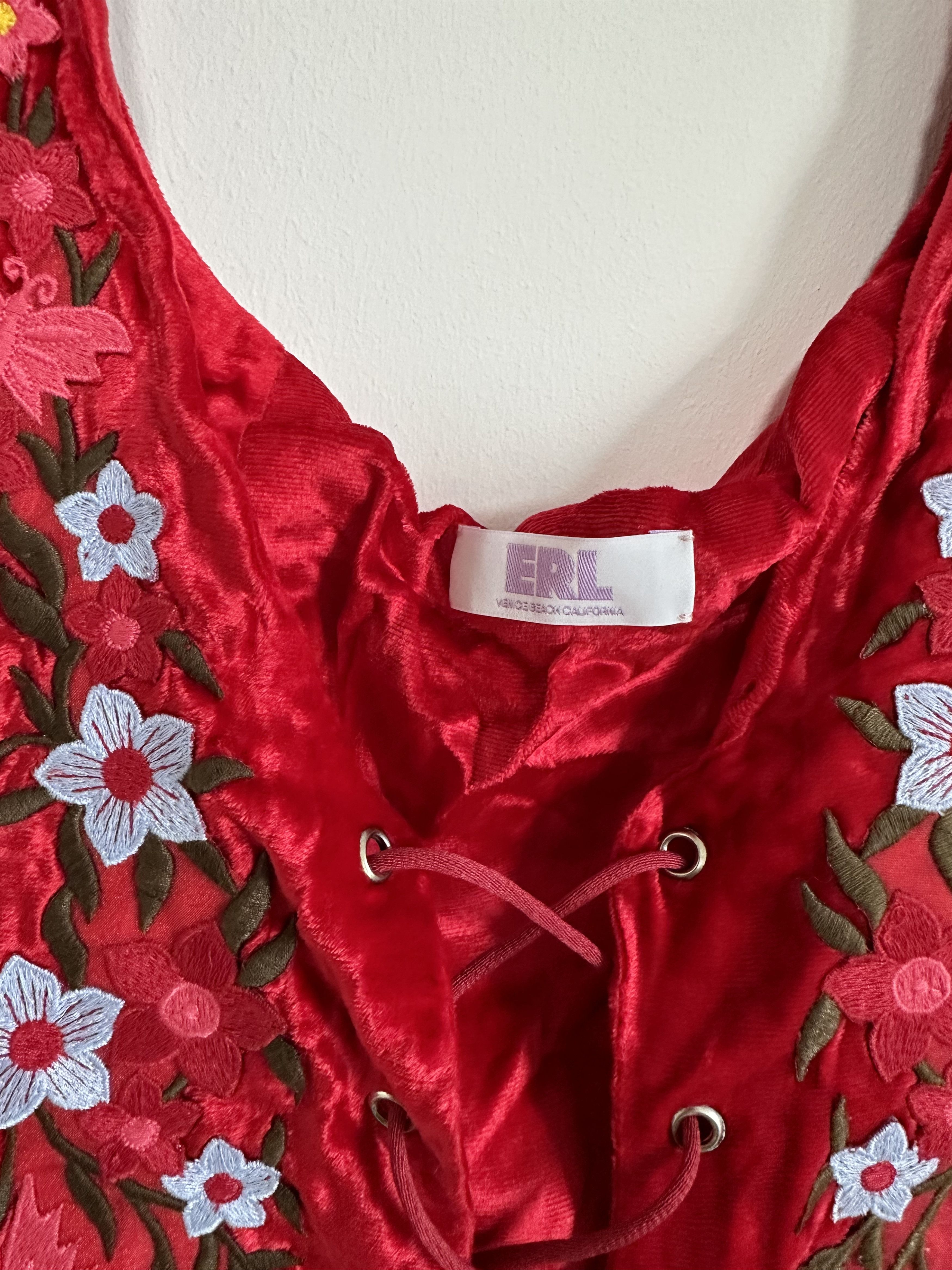 ERL ERL floral-embroidered crop top Size M / US 6-8 / IT 42-44 - 3 Thumbnail